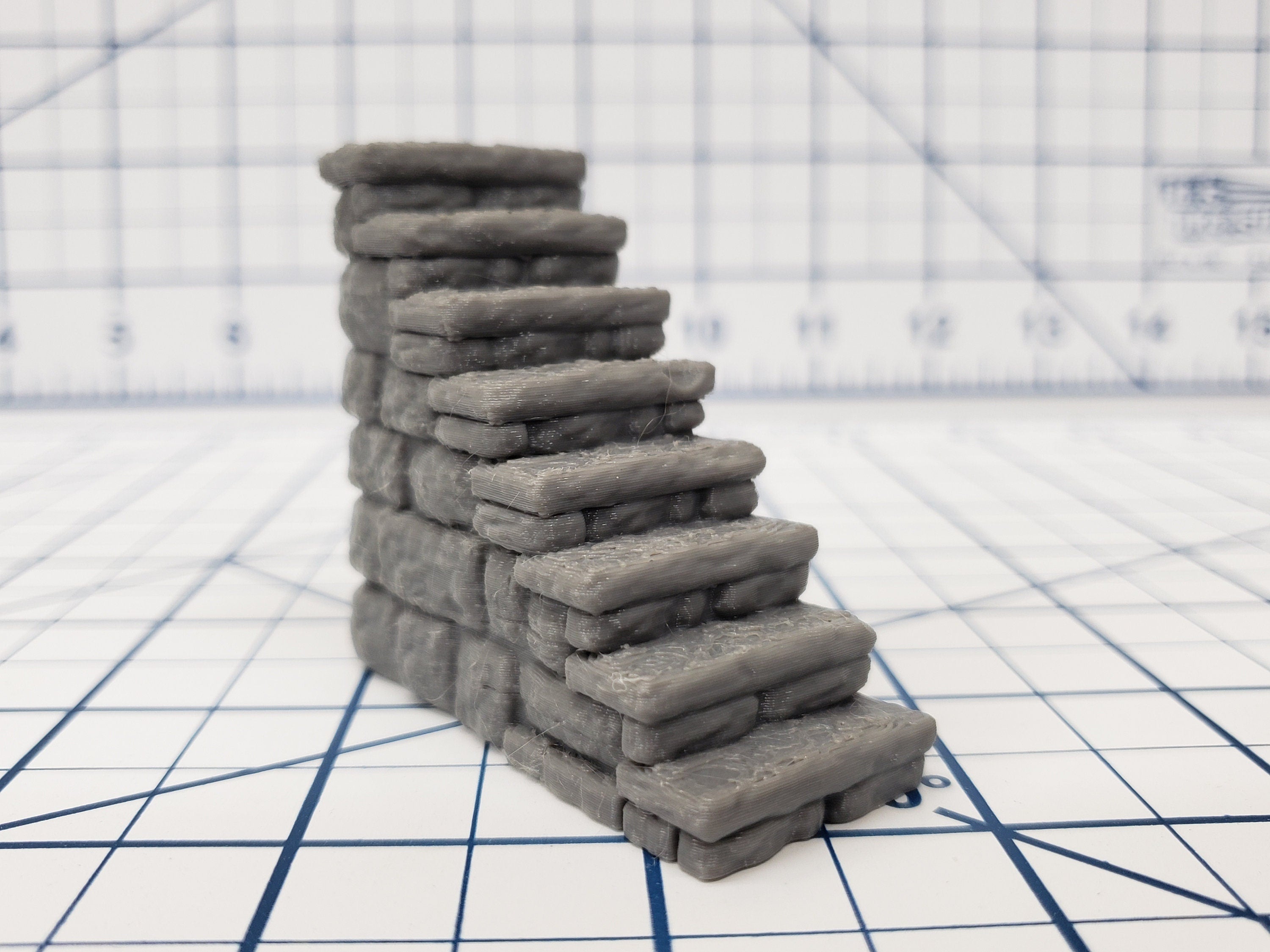 Castle Style - Stairs and Ladders - DragonLock - DND - Pathfinder - RPG - Dungeon & Dragons - 28 mm / 1" - Terrain - Fat Dragon Games