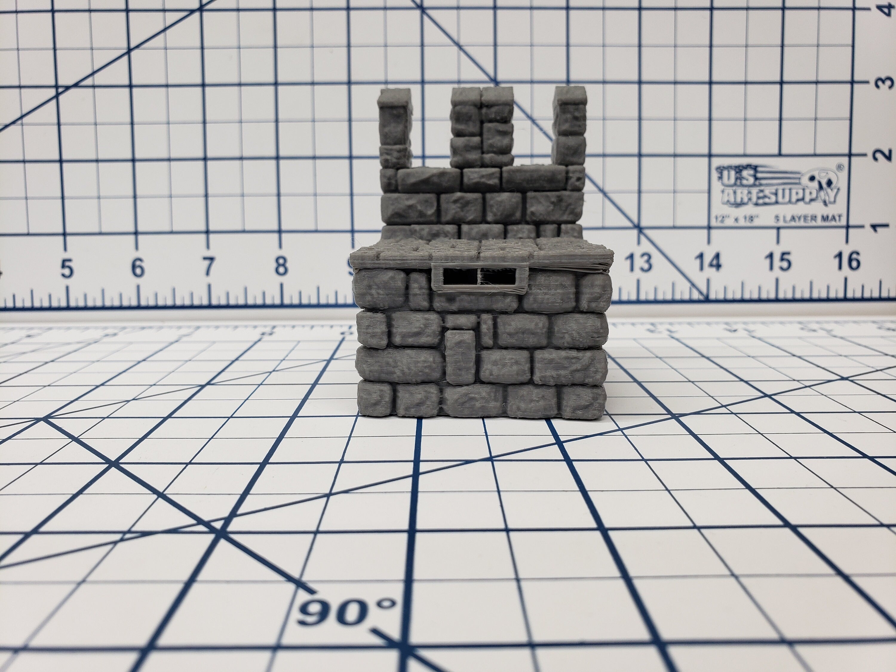 Castle Style - Walls - DragonLock - DND - Pathfinder - RPG - Dungeon & Dragons - 28 mm / 1" - Terrain - Fat Dragon Games