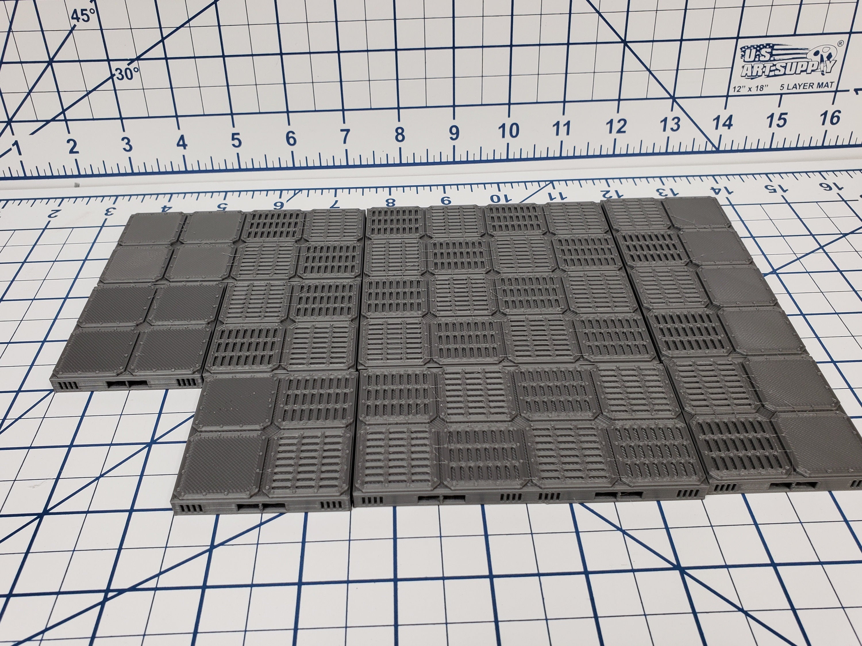 Floor Tiles - SciFi - Fat Dragon Games - DragonLock - DND - Pathfinder - RPG - Terrain - Space - Science Fiction 28 mm / 1"