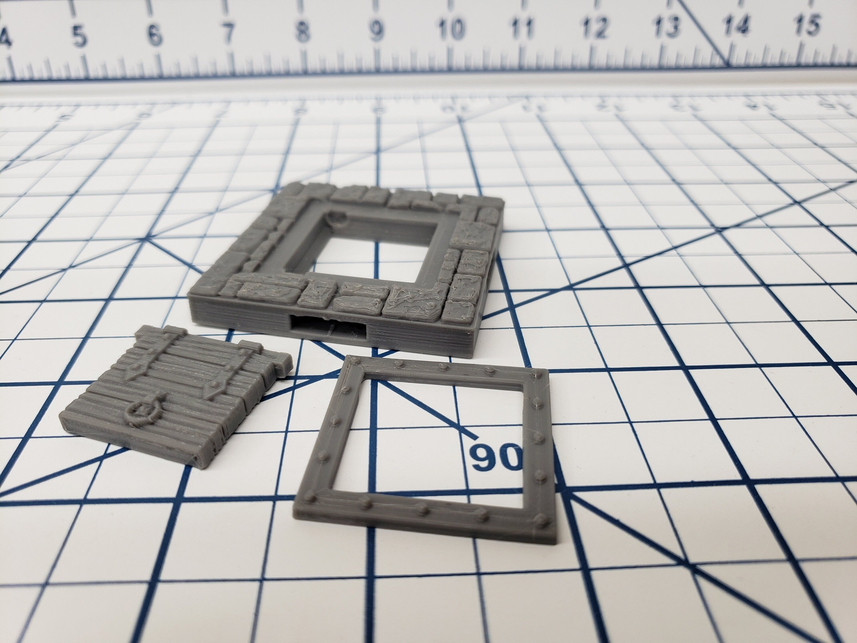 Castle Style - Floor Tiles - DragonLock - DND - Pathfinder - RPG - Dungeon & Dragons - 28 mm / 1" - Terrain - Fat Dragon Games