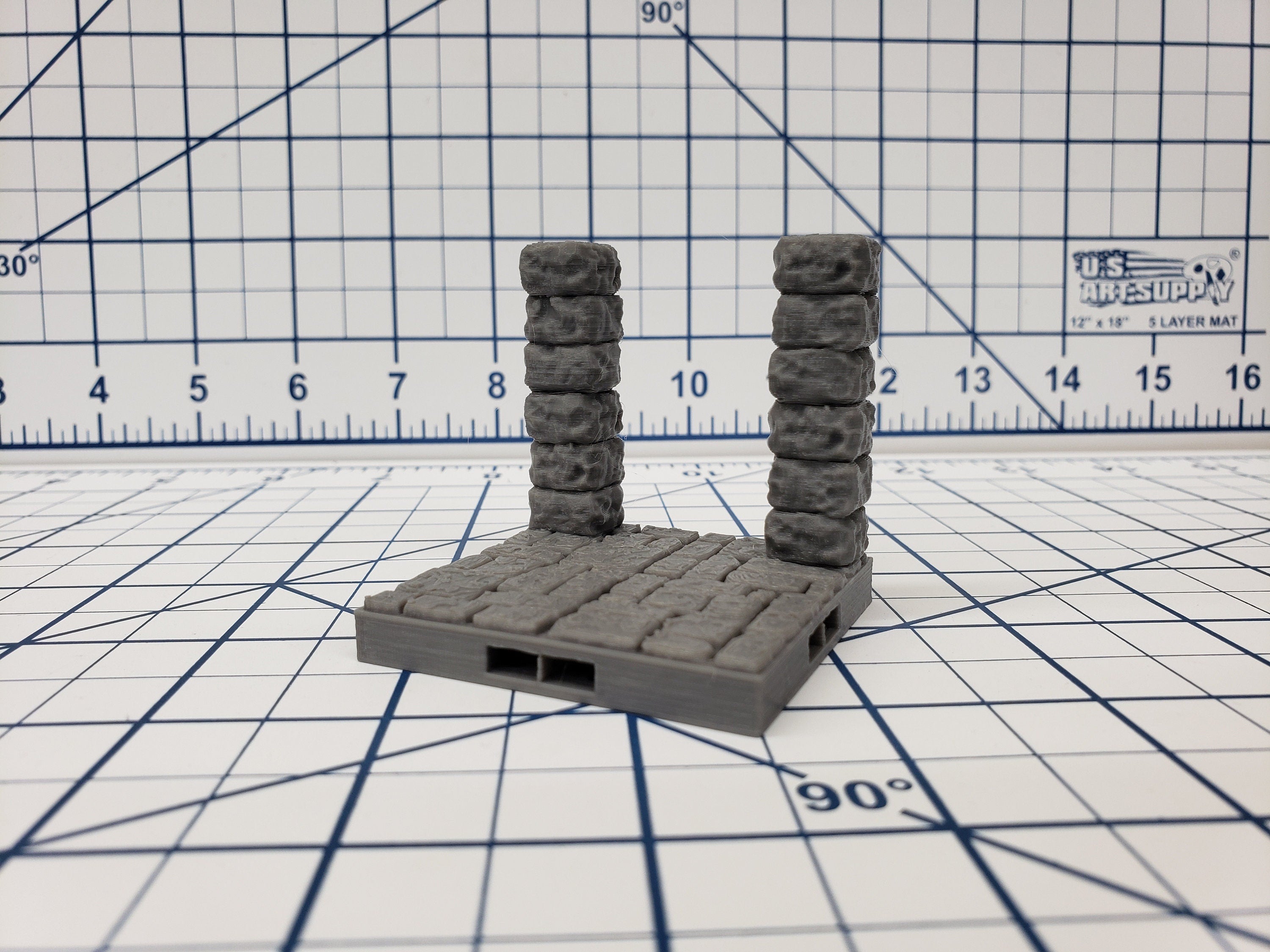 Castle Style - Floor Tiles - DragonLock - DND - Pathfinder - RPG - Dungeon & Dragons - 28 mm / 1" - Terrain - Fat Dragon Games