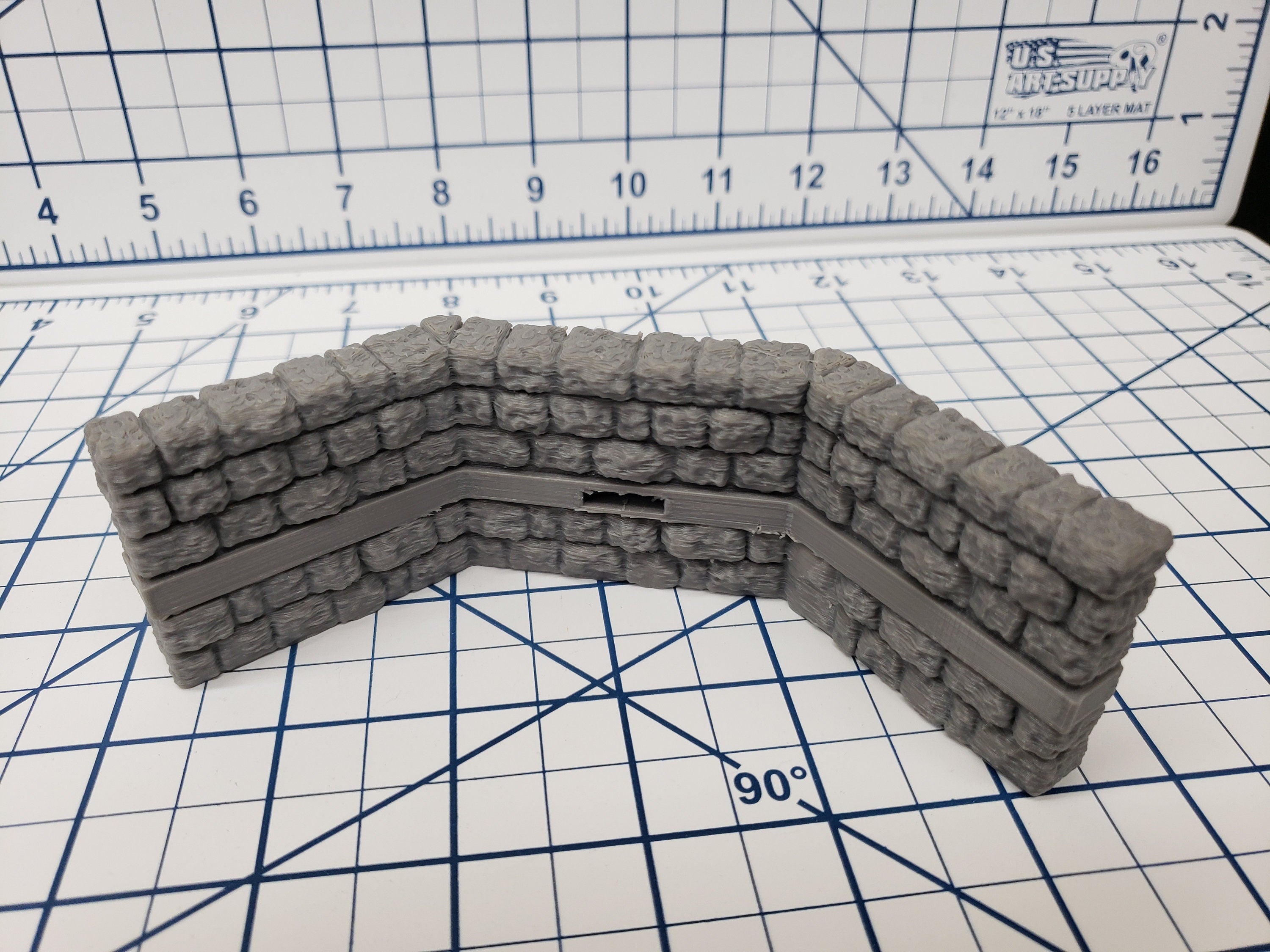 Castle Style - Castle to Tower Adapters - DragonLock - DND - Pathfinder - RPG - Dungeon & Dragons - 28 mm / 1" - Terrain - Fat Dragon Games
