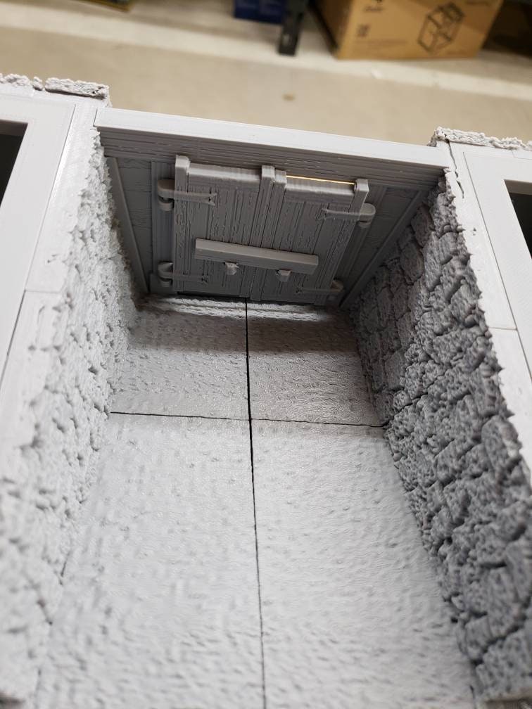 Samurai Gate Tower - DND - Pathfinder - Dungeons & Dragons - - Test of Honour - RPG - Tabletop - 28 mm / 1"