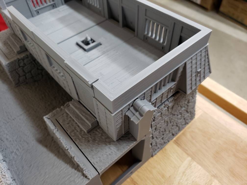 Samurai Gate Tower - DND - Pathfinder - Dungeons & Dragons - - Test of Honour - RPG - Tabletop - 28 mm / 1"