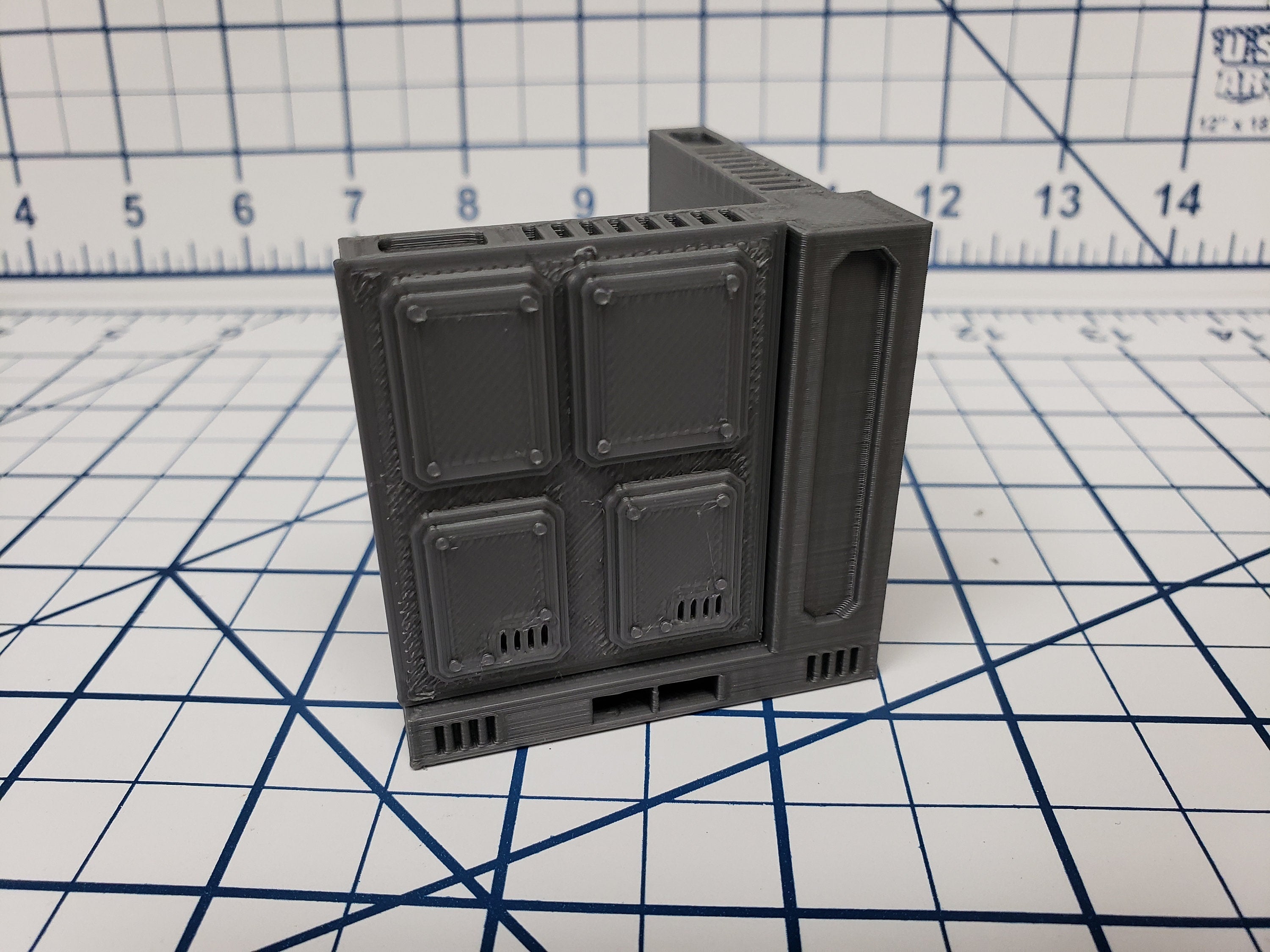 Corner Walls - SciFi - Fat Dragon Games - DragonLock - DND - Pathfinder - RPG - Terrain - Space - Science Fiction 28 mm / 1"