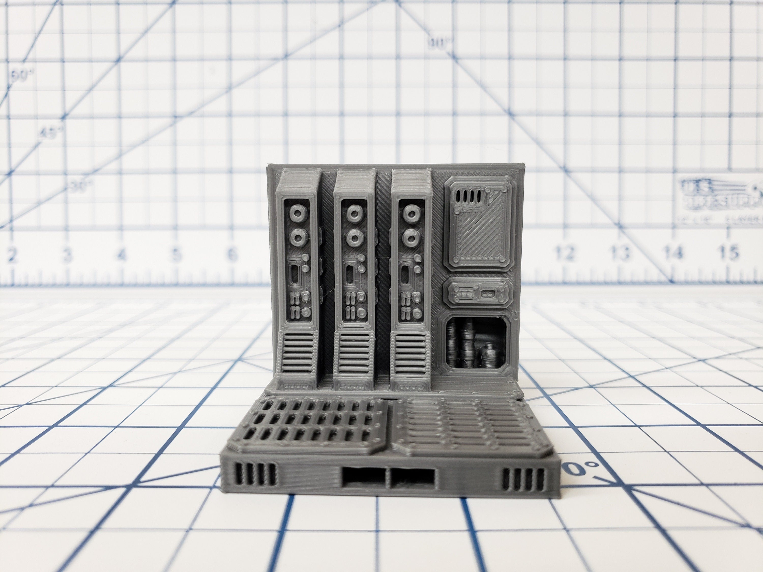 Wall Tiles - SciFi - Fat Dragon Games - DragonLock - DND - Pathfinder - RPG - Terrain - Space - Science Fiction 28 mm / 1"