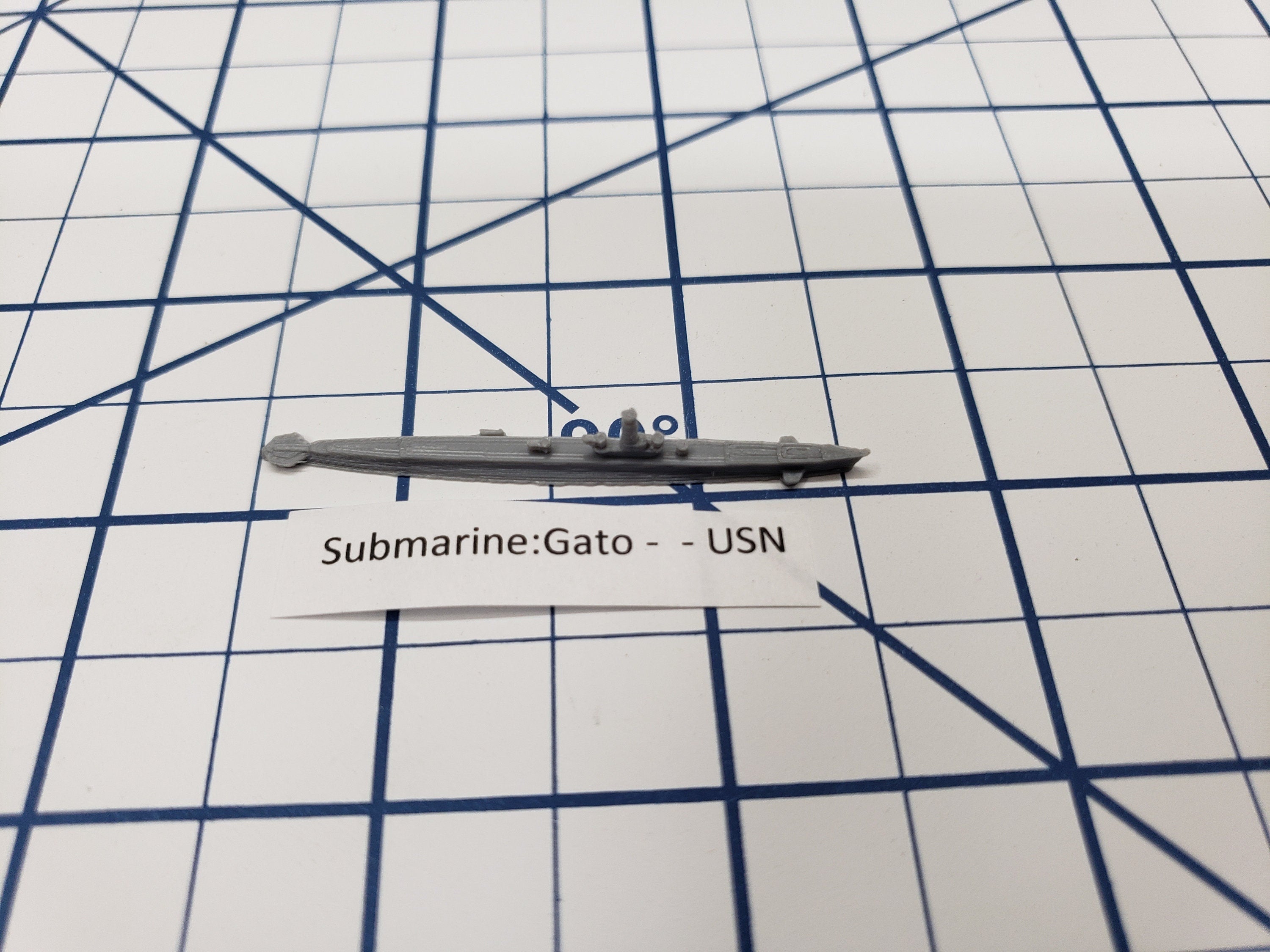 Submarine - Gato Class - USN - Wargaming - Axis and Allies - Naval Miniature - Tabletop Games - Warships