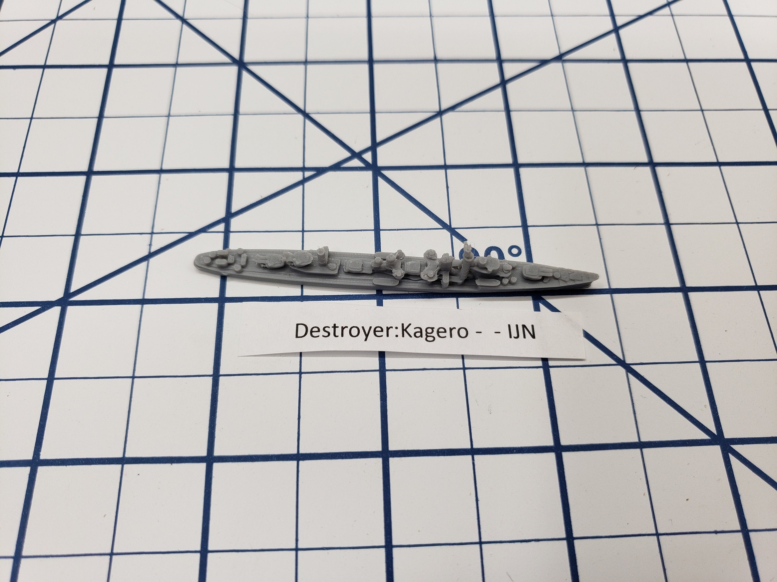 Destroyer - Kagero Class - IJN - Wargaming - Axis and Allies - Naval Miniature - Tabletop Games - Warships
