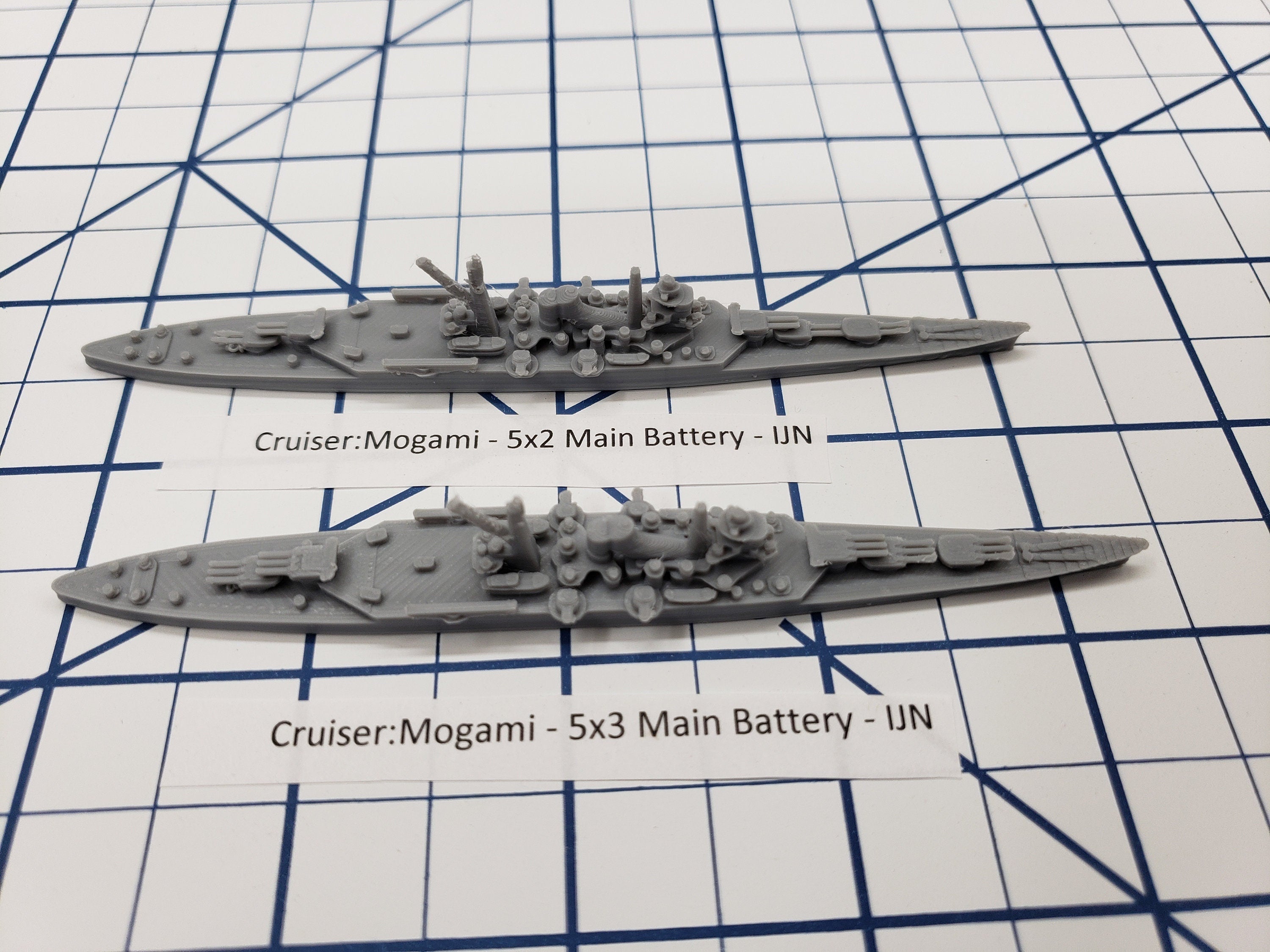 Cruiser - Mogami - IJN - Wargaming - Axis and Allies - Naval Miniature - Tabletop Games - Warships