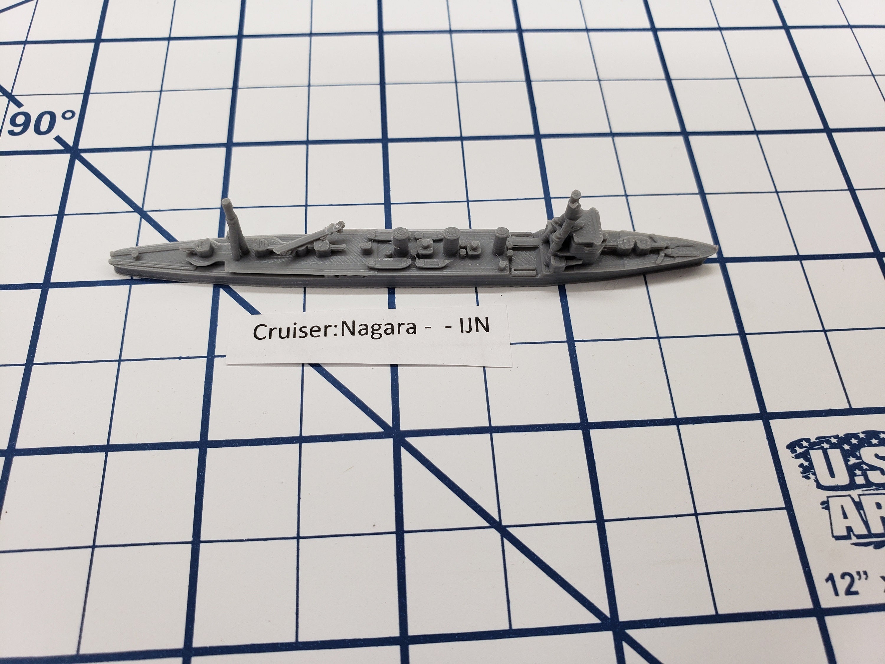 Cruiser - Nagara - IJN - Wargaming - Axis and Allies - Naval Miniature - Tabletop Games - Warships