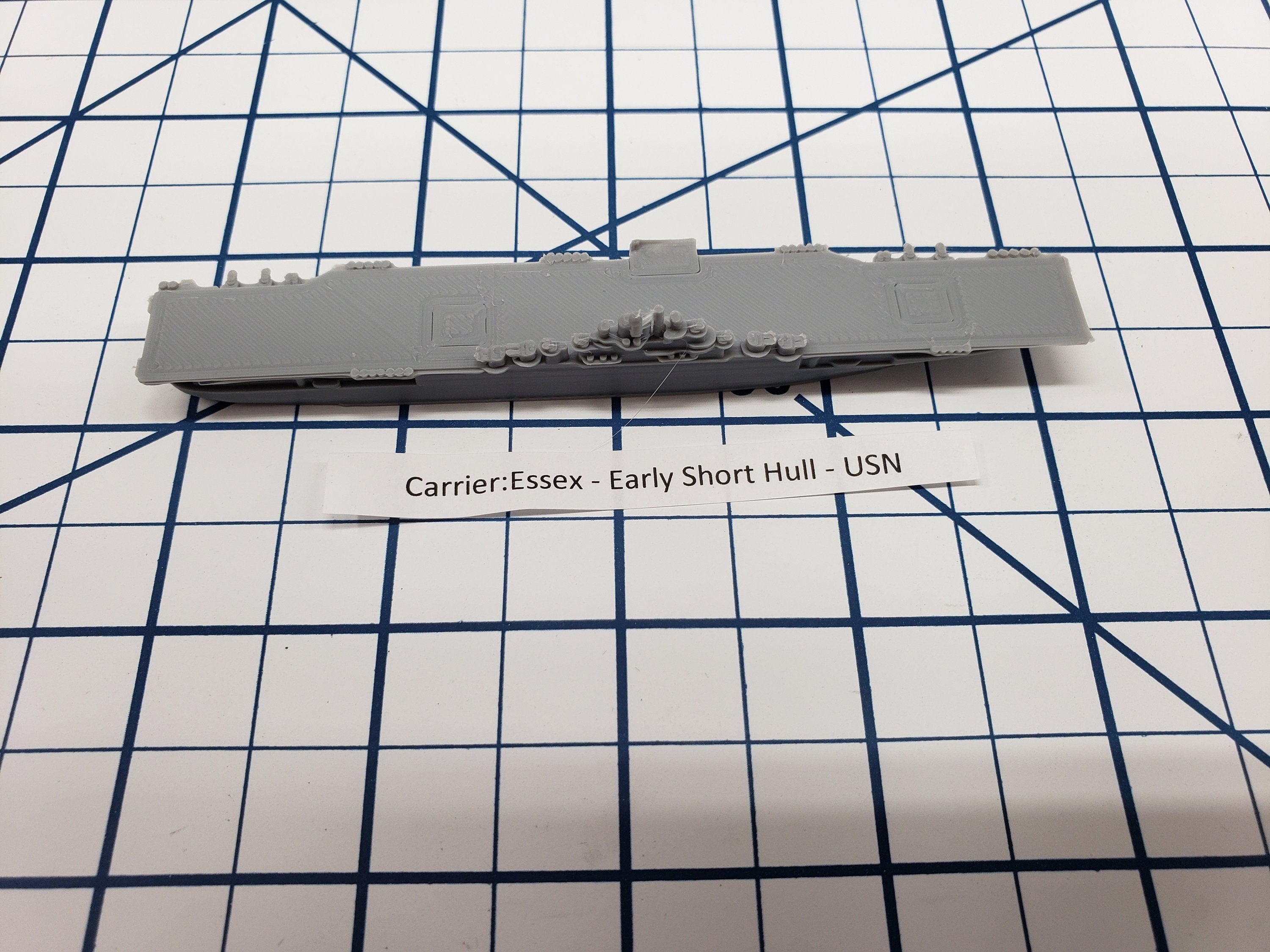 Carrier - Essex - USN - Wargaming - Axis and Allies - Naval Miniature - Tabletop Games - Warships