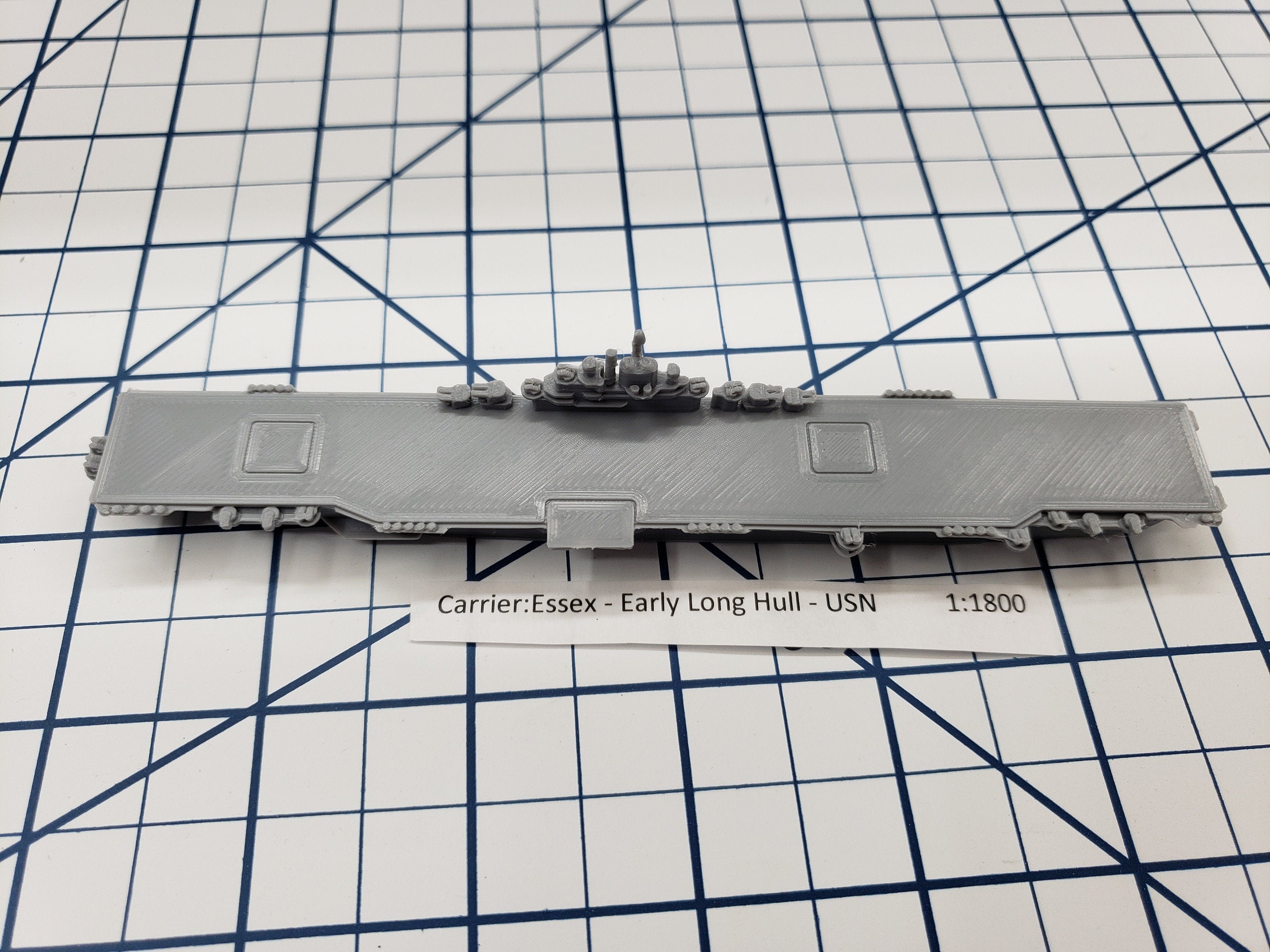 Carrier - Essex - USN - Wargaming - Axis and Allies - Naval Miniature - Tabletop Games - Warships