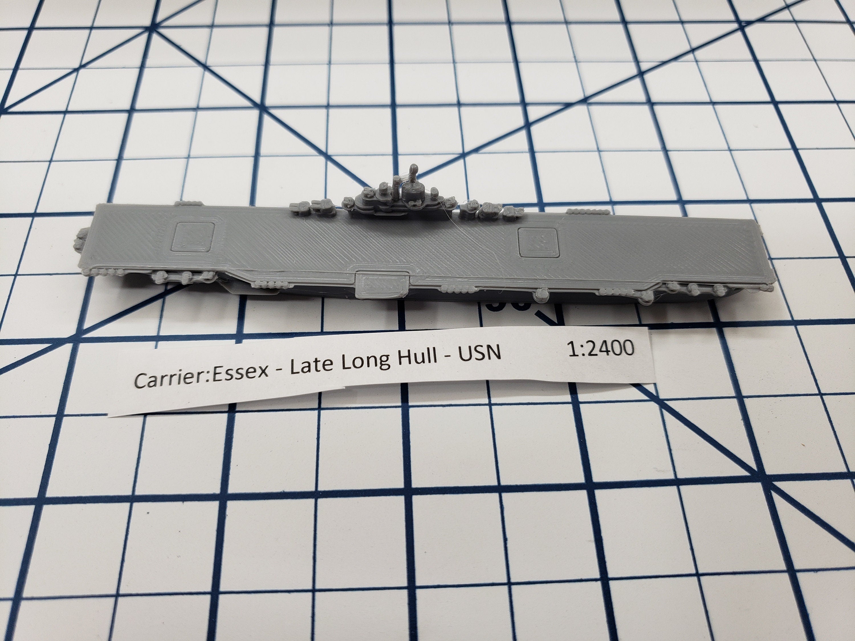 Carrier - Essex - USN - Wargaming - Axis and Allies - Naval Miniature - Tabletop Games - Warships