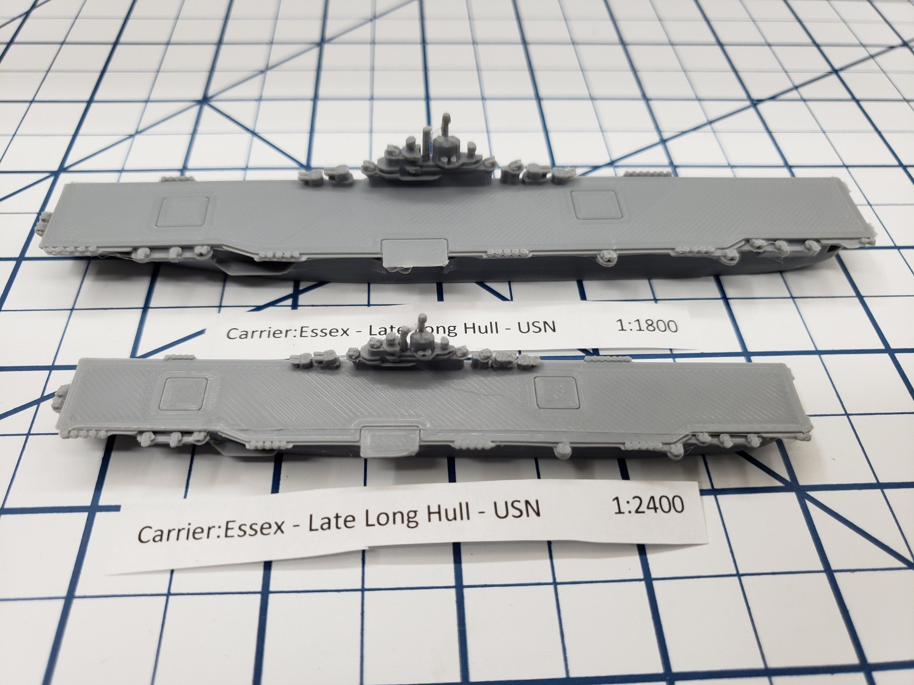 Carrier - Essex - USN - Wargaming - Axis and Allies - Naval Miniature - Tabletop Games - Warships