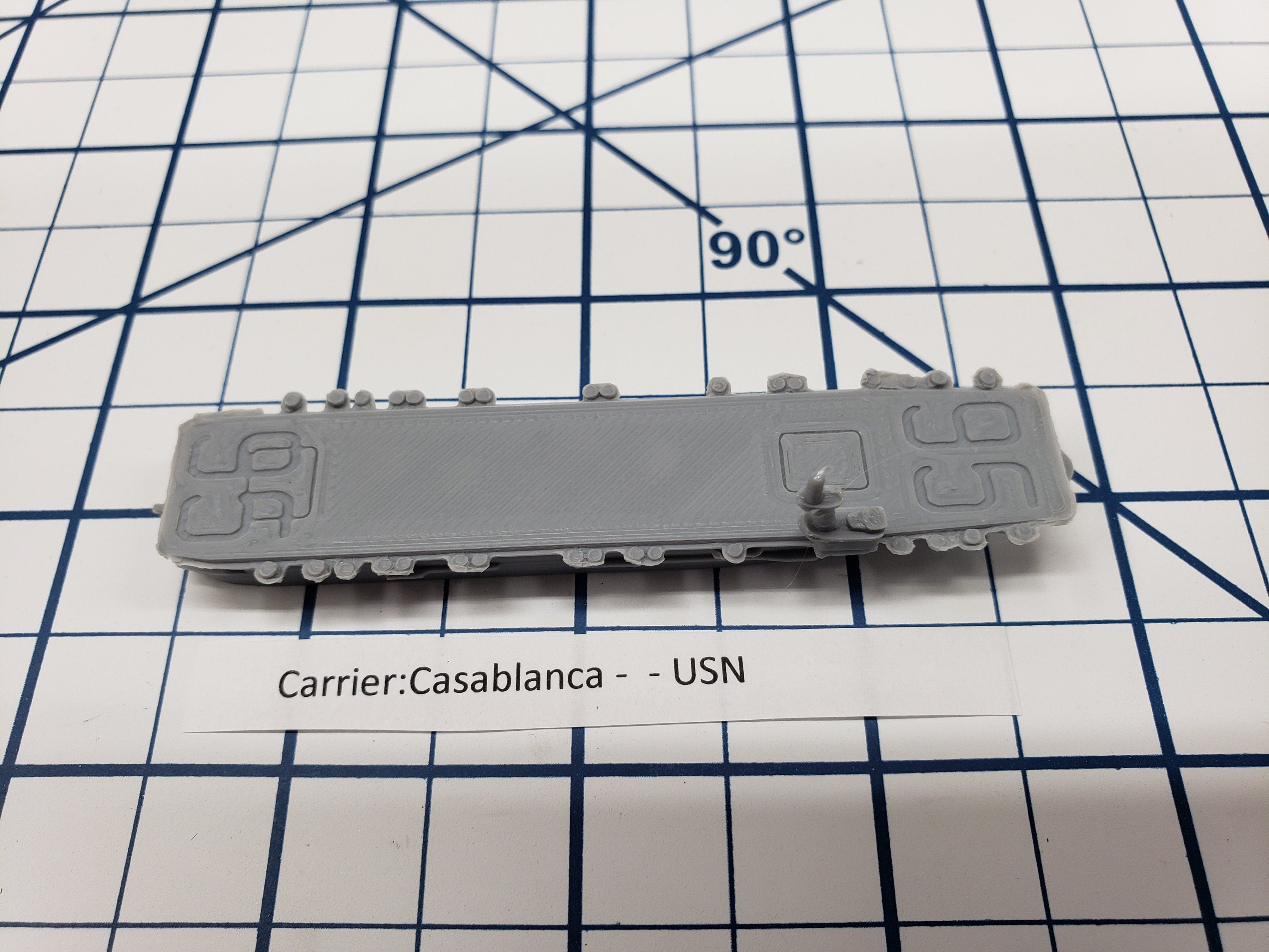 Carrier - Casablanca - USN - Wargaming - Axis and Allies - Naval Miniature - Tabletop Games - Warships