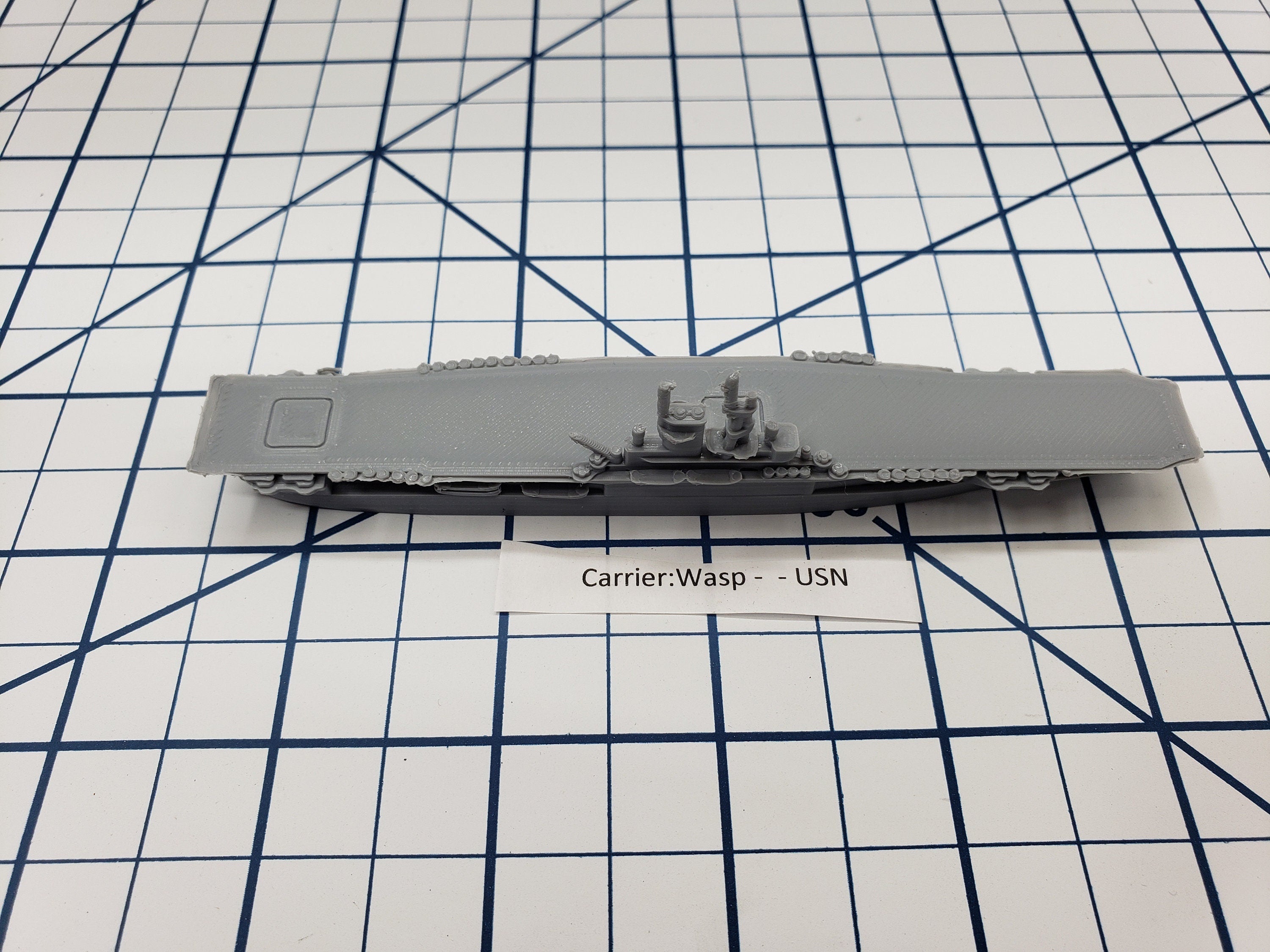 Carrier - Wasp - USN - Wargaming - Axis and Allies - Naval Miniature - Tabletop Games - Warships