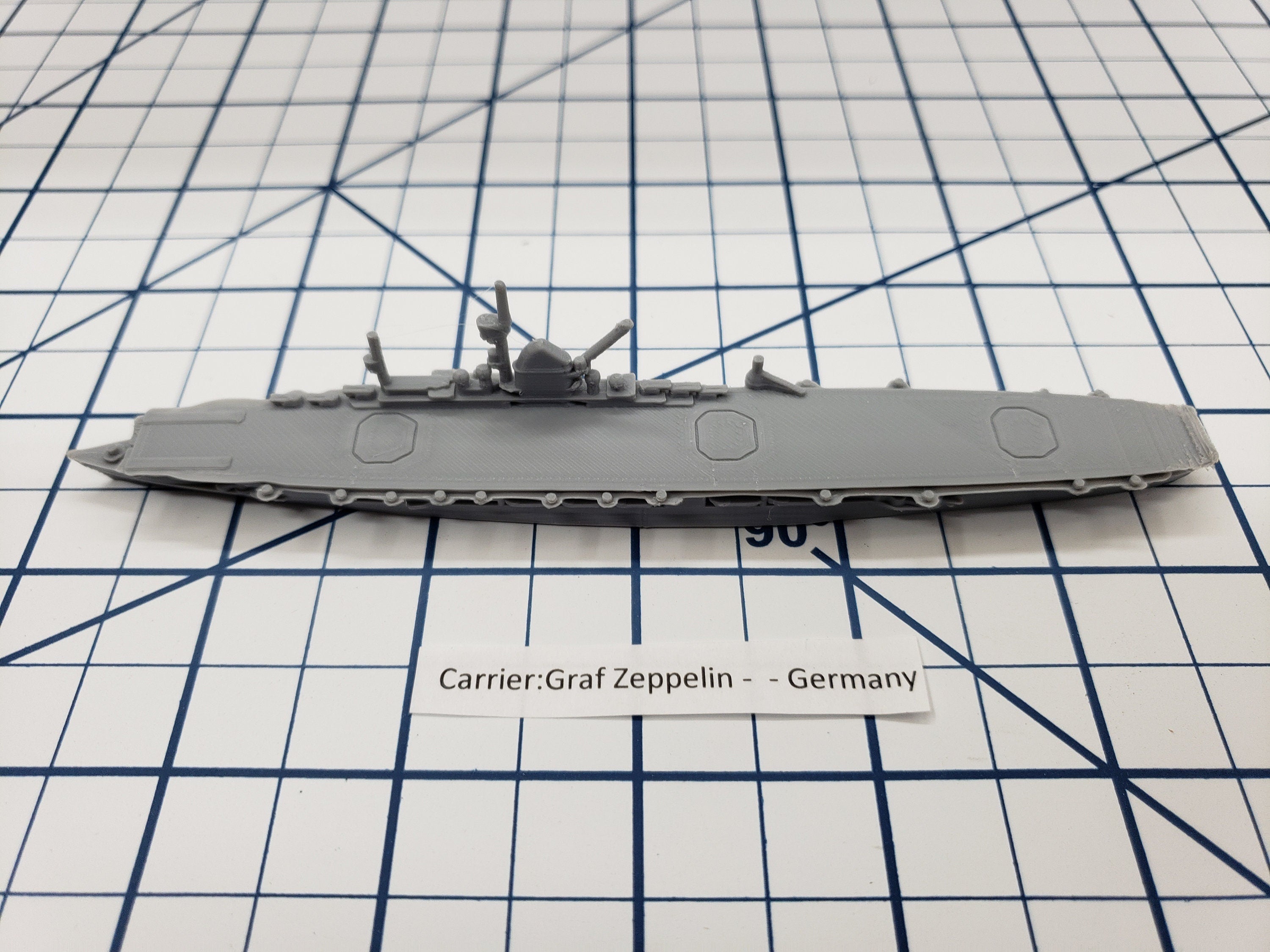 Carrier - Graf Zeppelin - German Navy - Wargaming - Axis and Allies - Naval Miniature - Tabletop Games - Warships