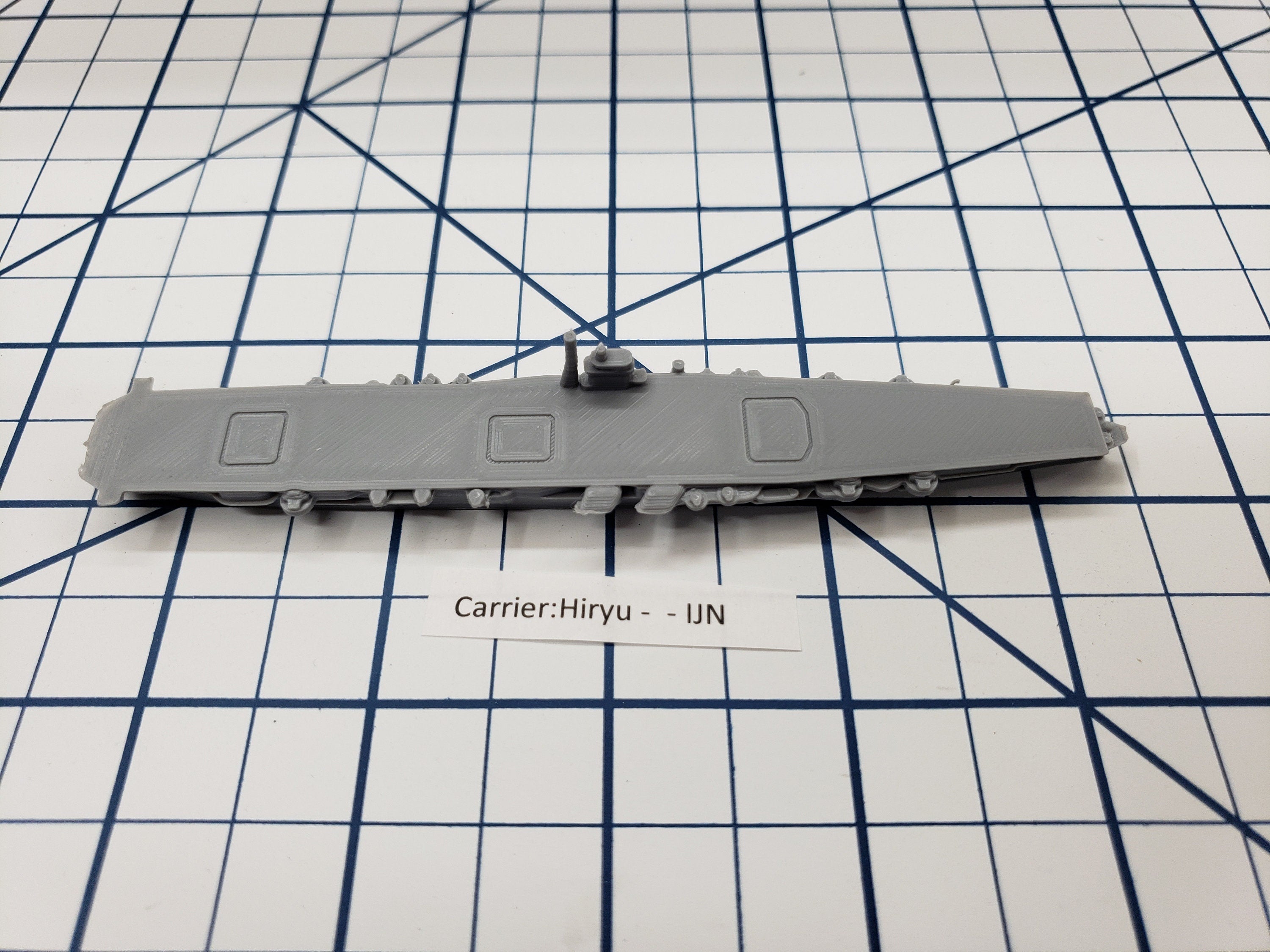 Carrier - Hiryu - IJN - Wargaming - Axis and Allies - Naval Miniature - Tabletop Games - Warships