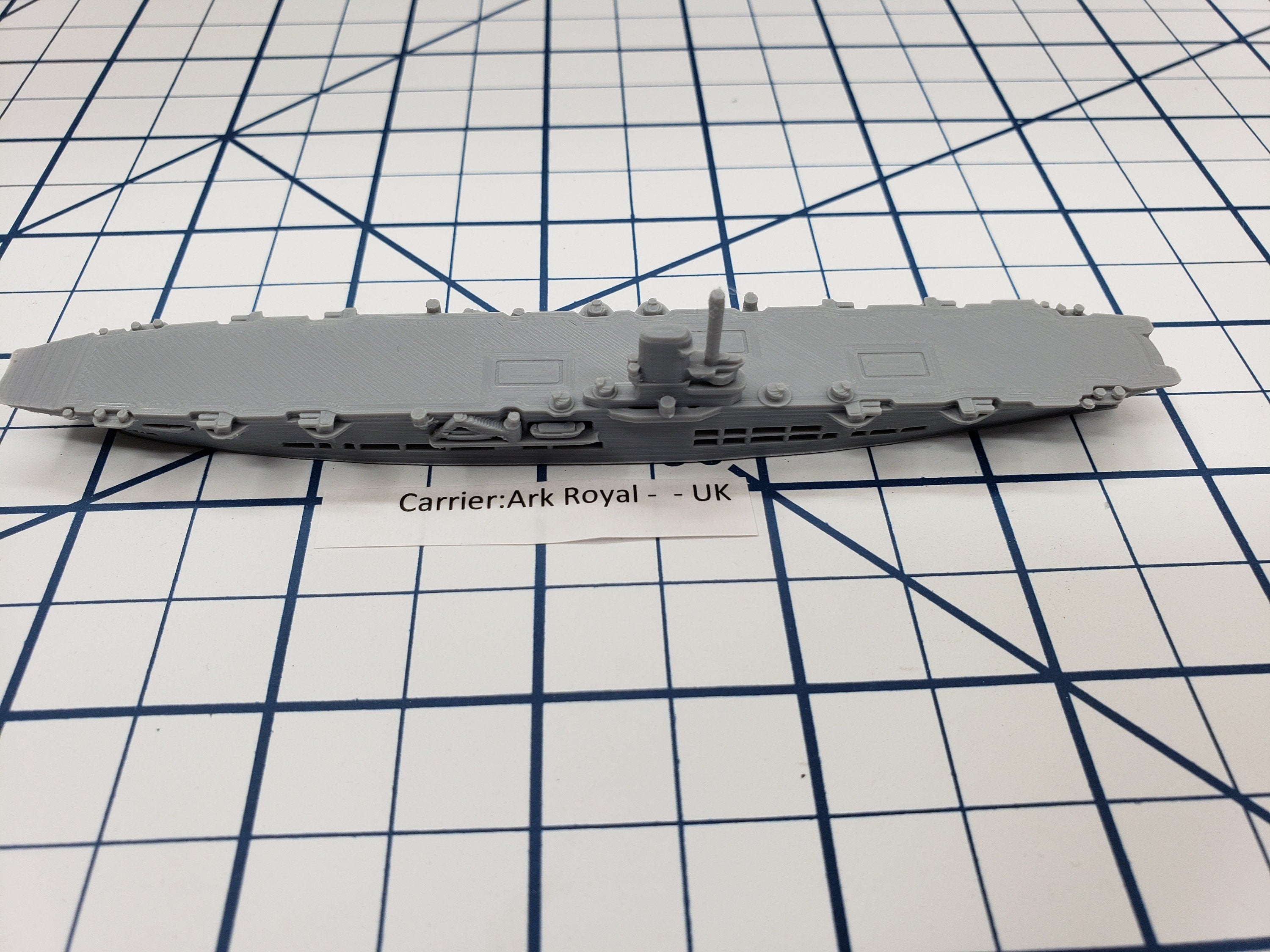 Carrier - Ark Royal - Royal Navy - Wargaming - Axis and Allies - Naval Miniature - Tabletop Games - Warships