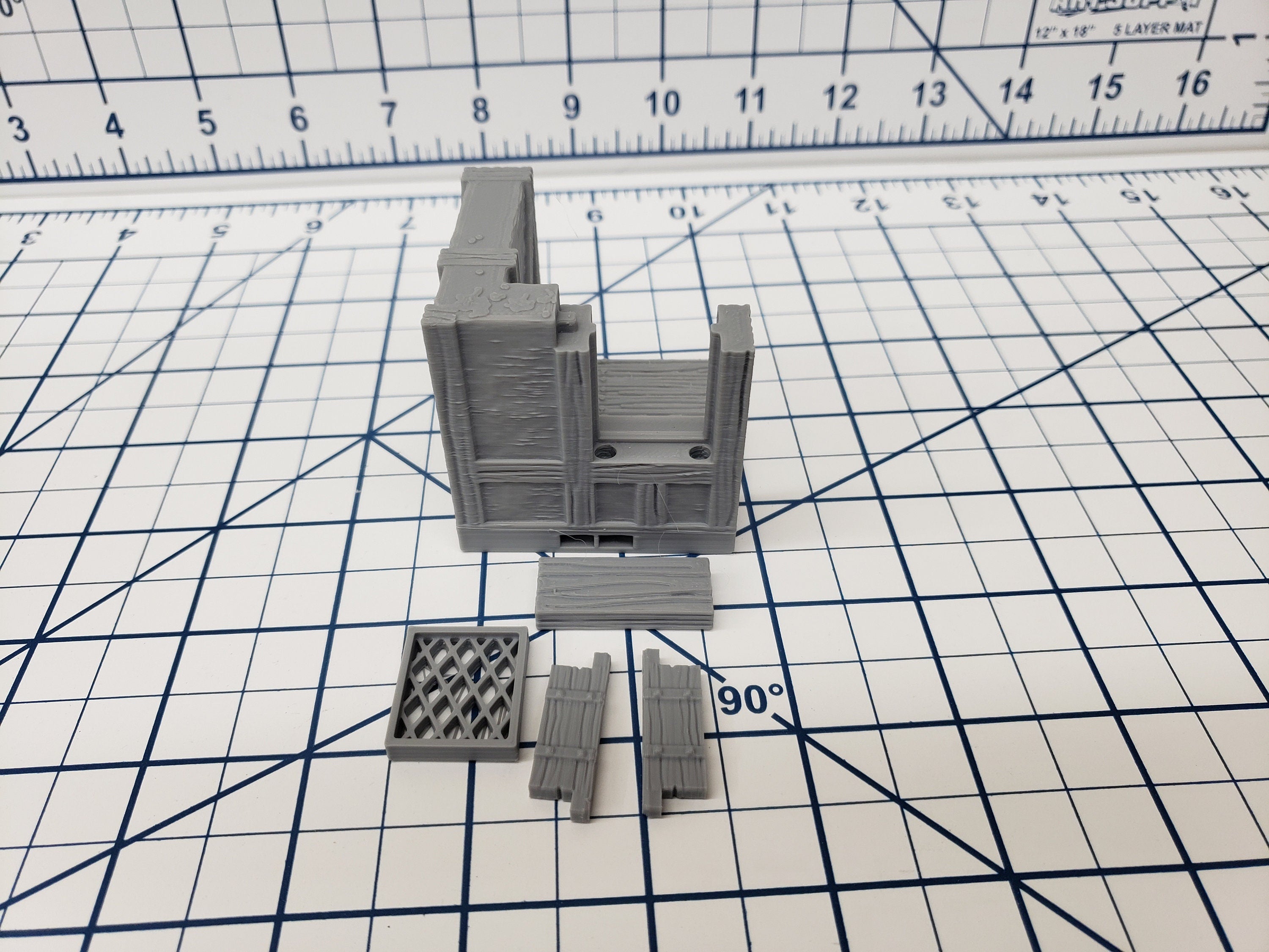 Tavern Style - Window Tiles - DragonLock - DND - Pathfinder - RPG - Dungeon & Dragons - 28 mm / 1" - Terrain - Tabletop - Fat Dragon Games