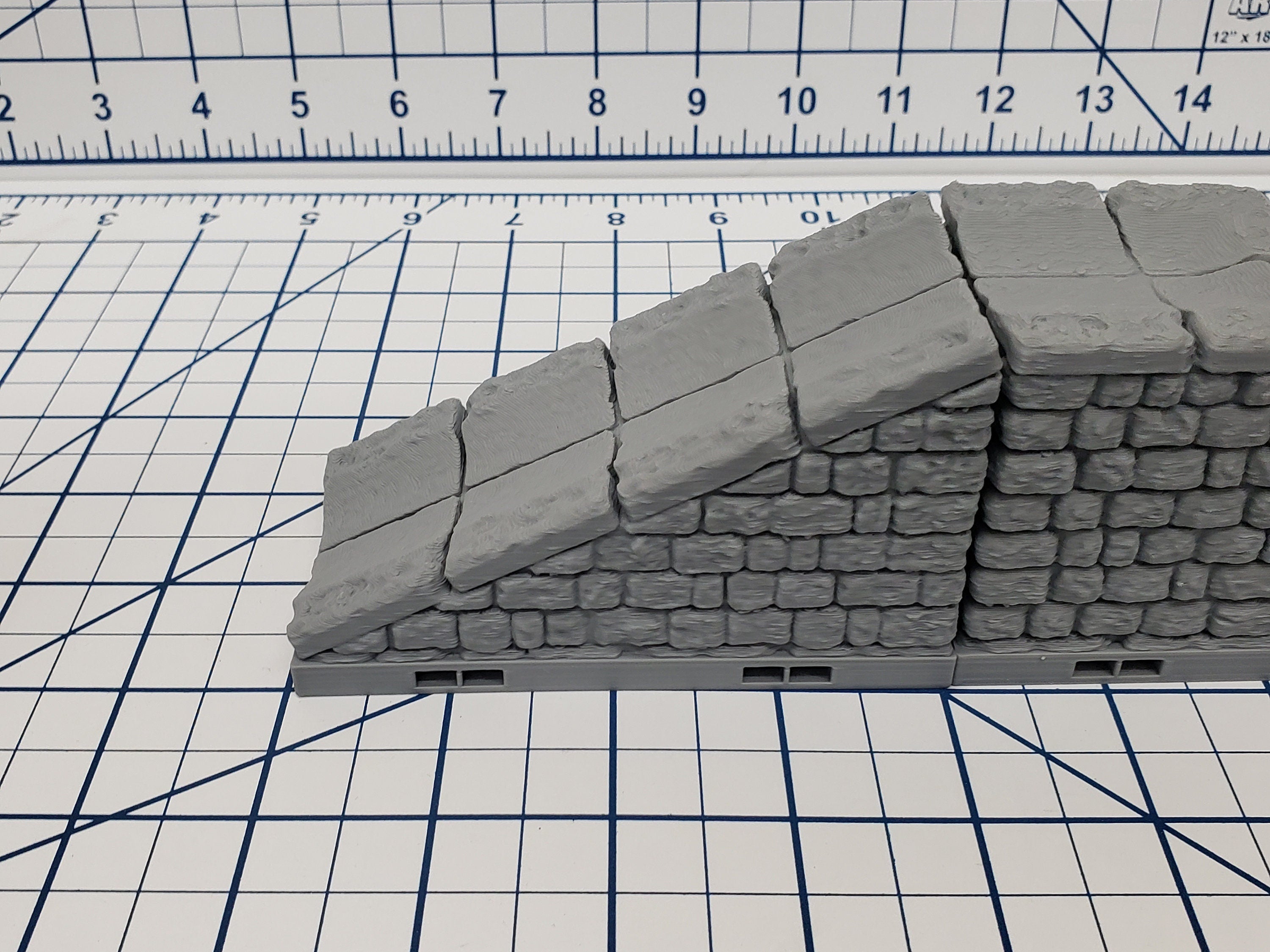 Dungeon Style - Boulder Ramp Trap - DragonLock - DND - Pathfinder - RPG - Dungeon & Dragons - 28 mm / 1" - Terrain - Fat Dragon Games