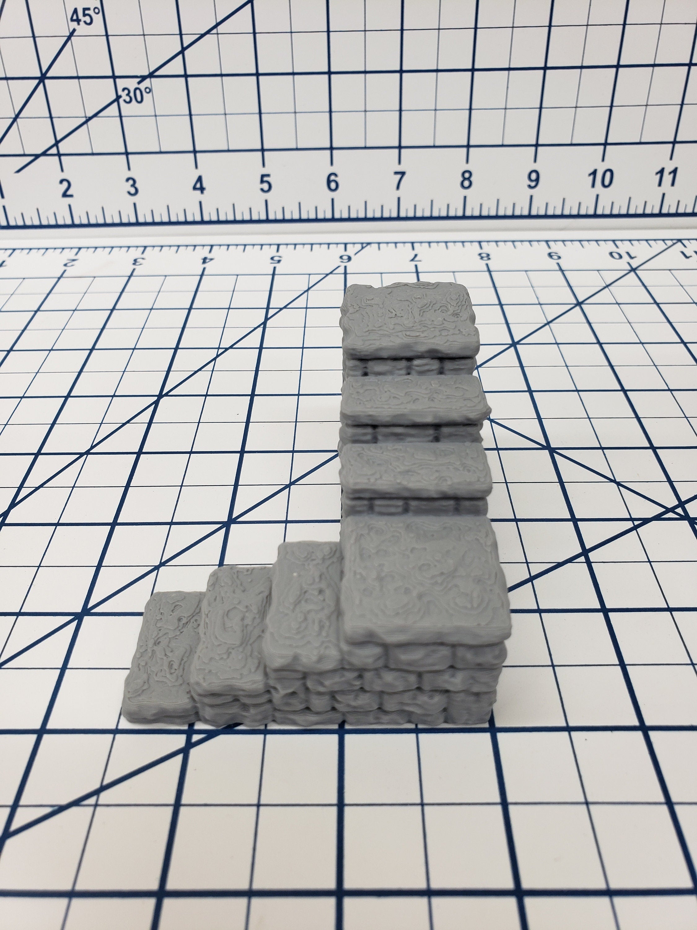 Dungeon Style - Stairs - DragonLock - DND - Pathfinder - RPG - Dungeon & Dragons - 28 mm / 1" - Terrain - Fat Dragon Games