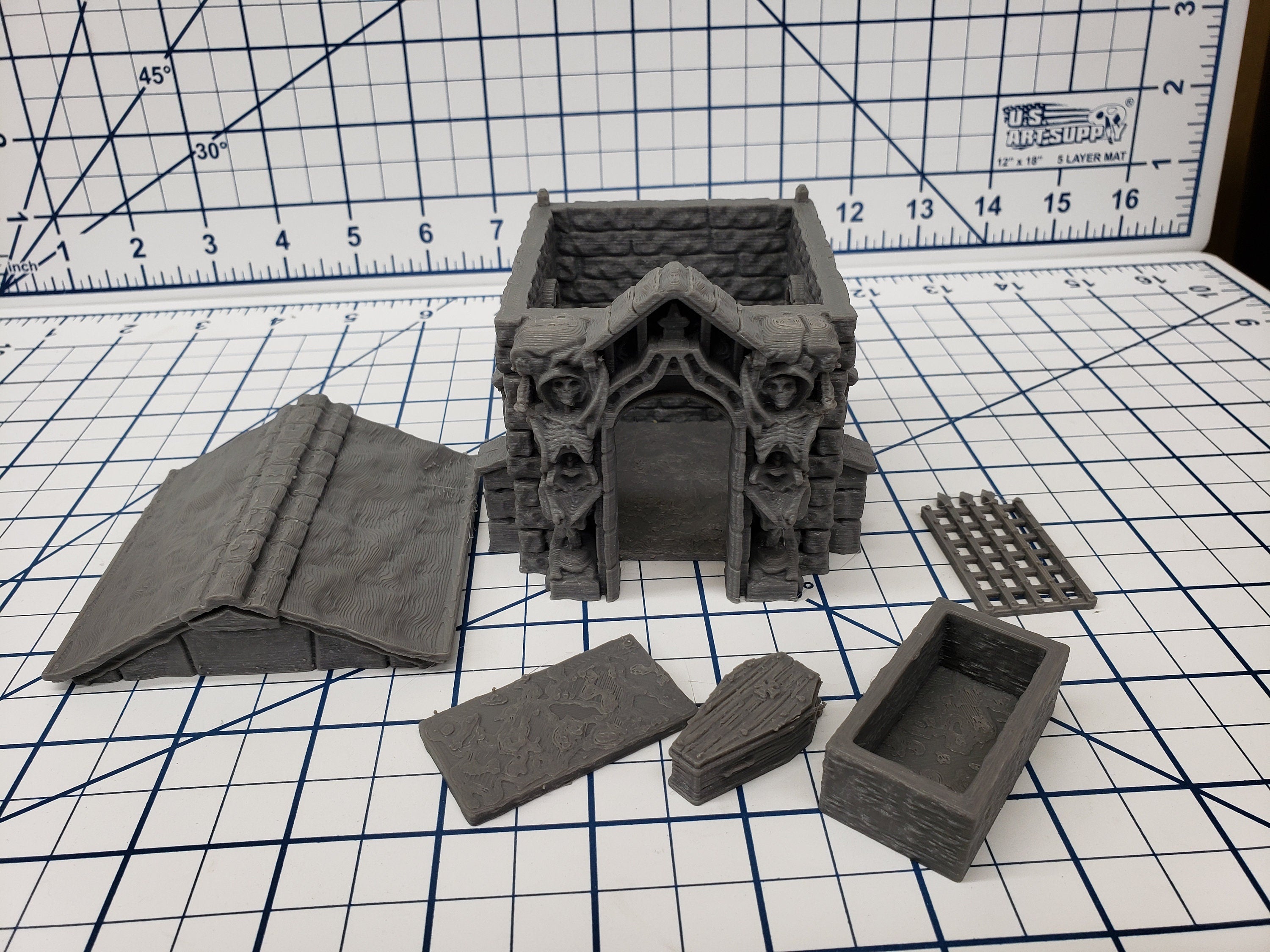 Mausoleum Set - Fat Dragon Games - DND - Pathfinder - RPG - Dungeon & Dragons
