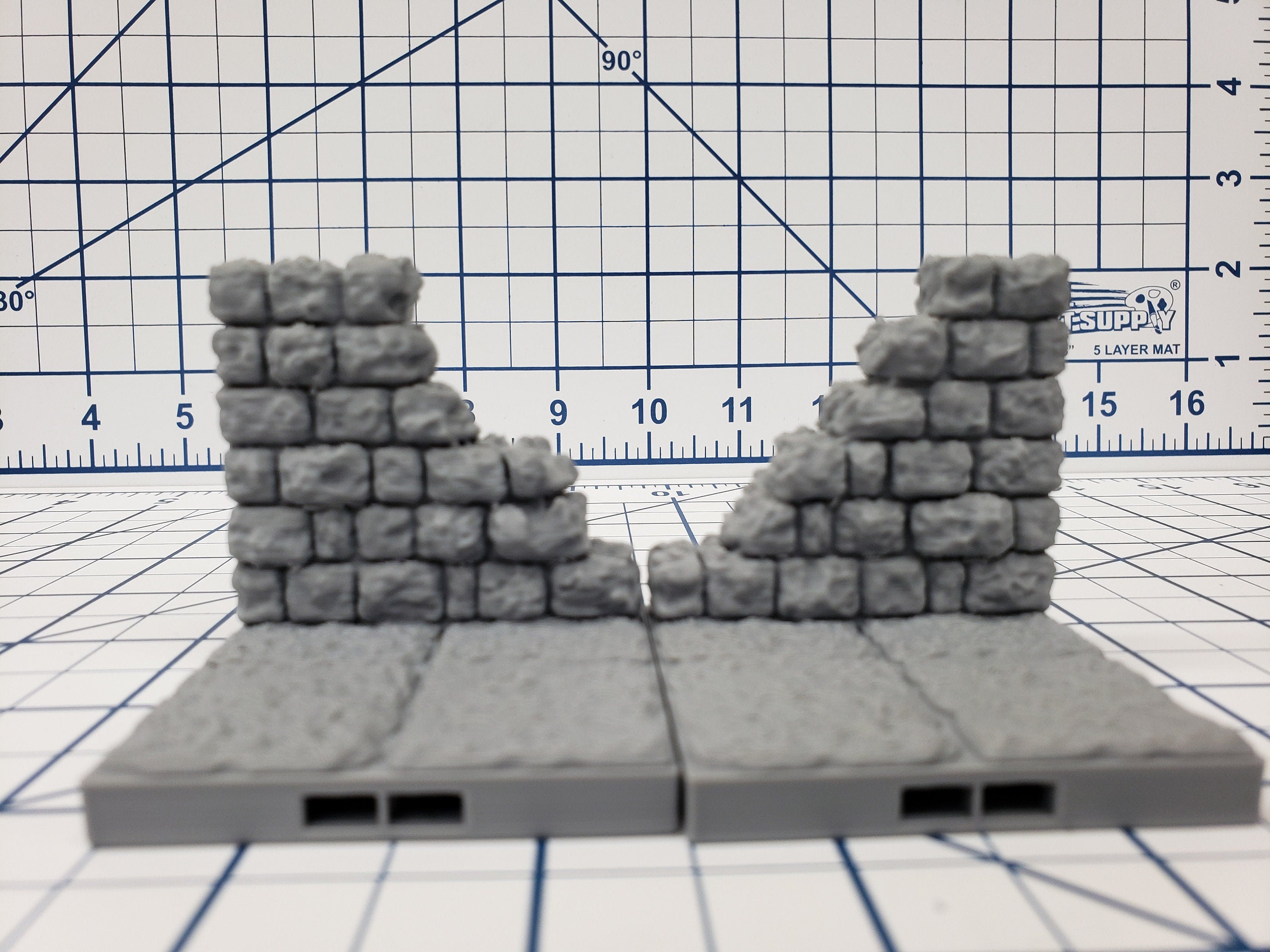 Dungeon Style - Special Walls 2 - DragonLock - DND - Pathfinder - RPG - Dungeon & Dragons - 28 mm / 1" - Terrain - Fat Dragon Games