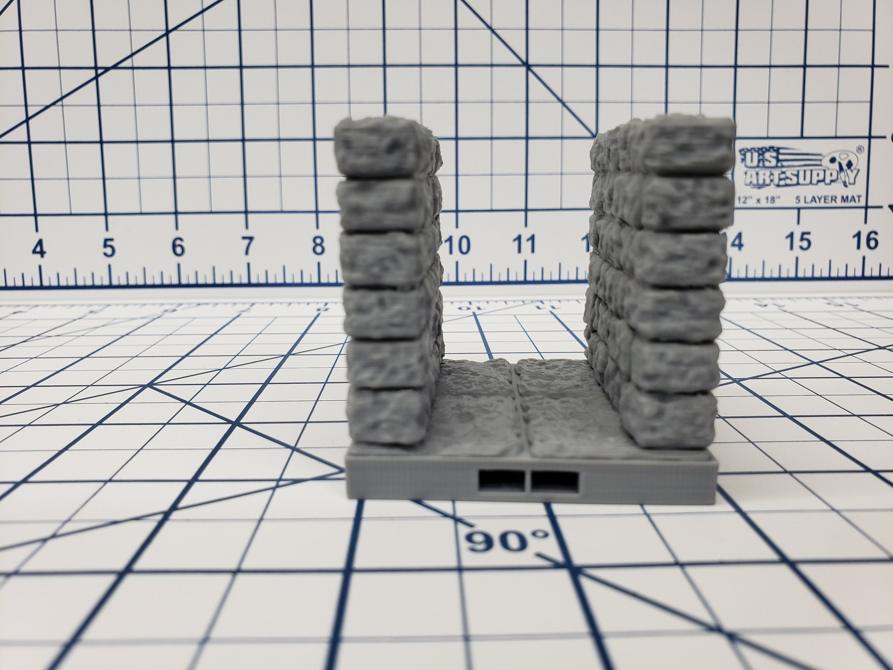 Dungeon Style - Hallways and Pillar - DragonLock - DND - Pathfinder - RPG - Dungeon & Dragons - 28 mm / 1" - Terrain - Fat Dragon Games