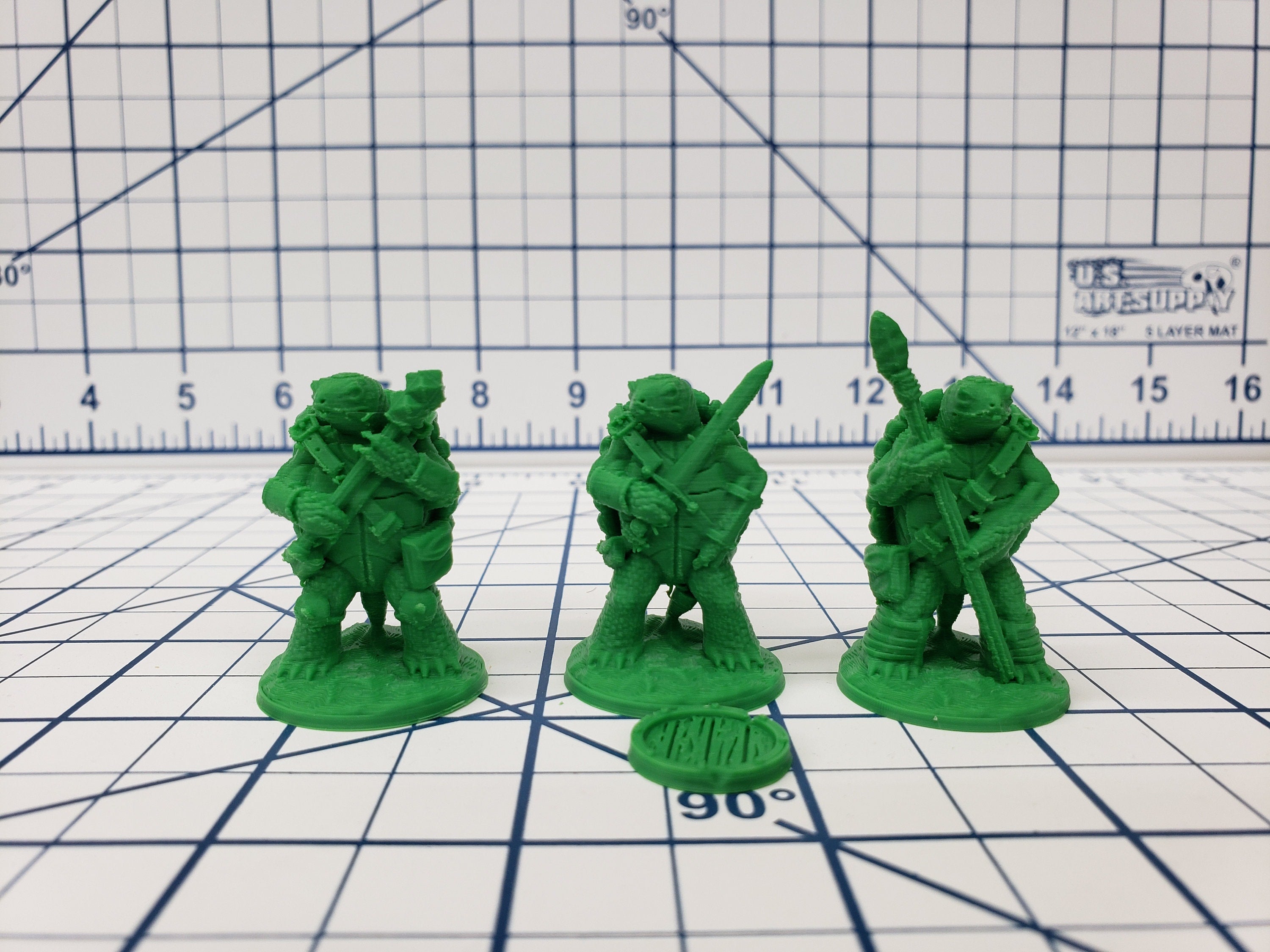 Turdle Miniatures - DND - Pathfinder - RPG - Dungeon & Dragons - Miniature - Mini - 28 mm / 1" - Fat Dragon Games
