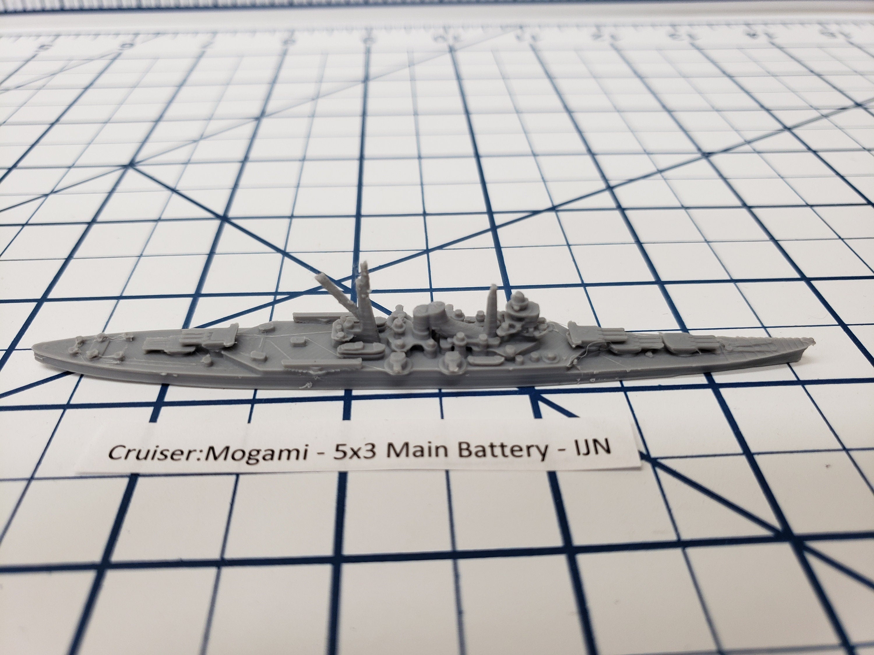Cruiser - Mogami - IJN - Wargaming - Axis and Allies - Naval Miniature - Tabletop Games - Warships