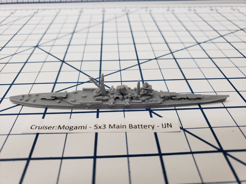Cruiser - Mogami - IJN - Wargaming - Axis and Allies - Naval Miniature - Victory at Sea - Tabletop Games - Warships