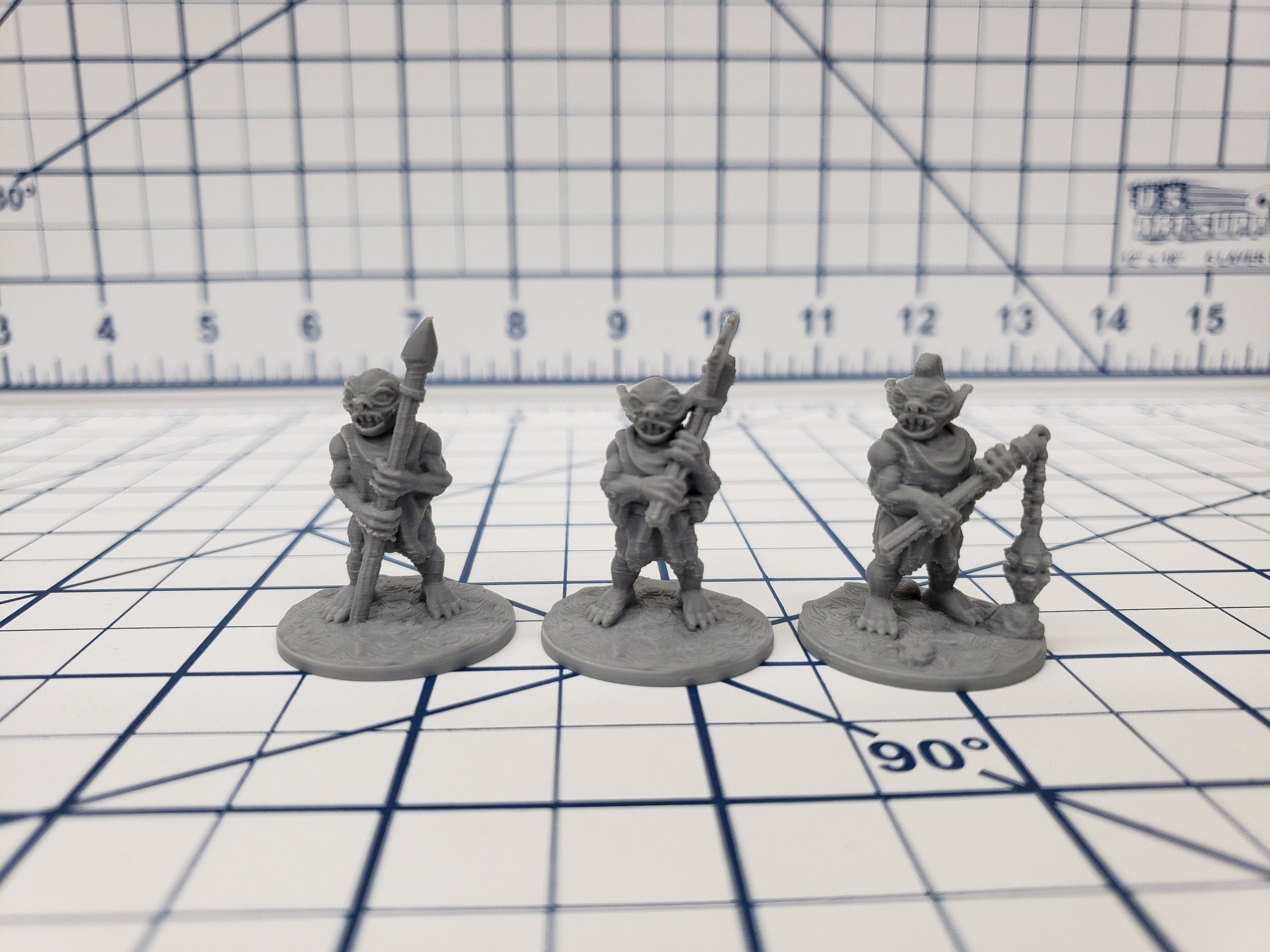 Goblin Minis Sets - DND - Pathfinder - RPG - Dungeon & Dragons - Miniature - Mini - 28 mm / 1" - Fat Dragon Games