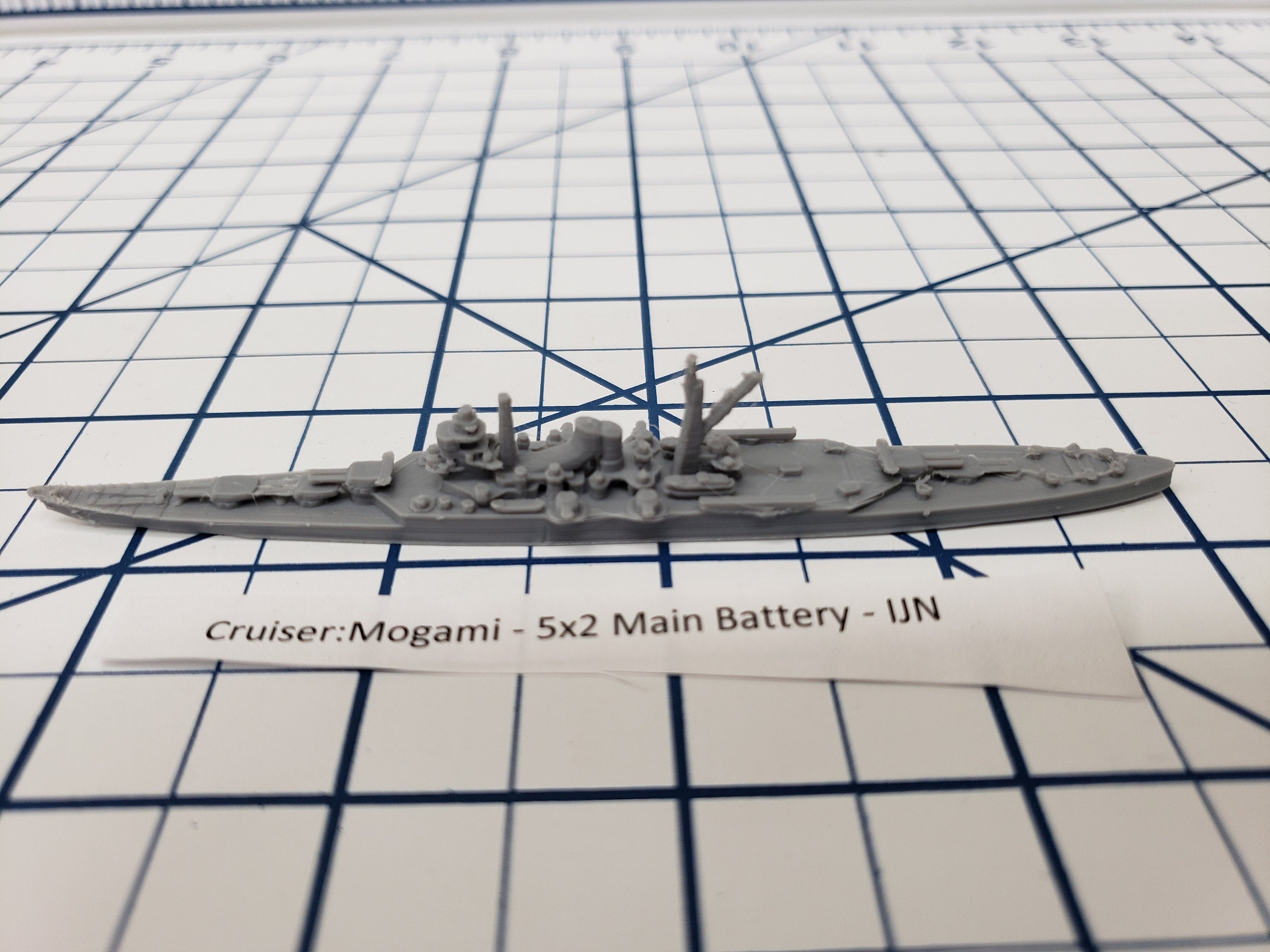 Cruiser - Mogami - IJN - Wargaming - Axis and Allies - Naval Miniature - Tabletop Games - Warships