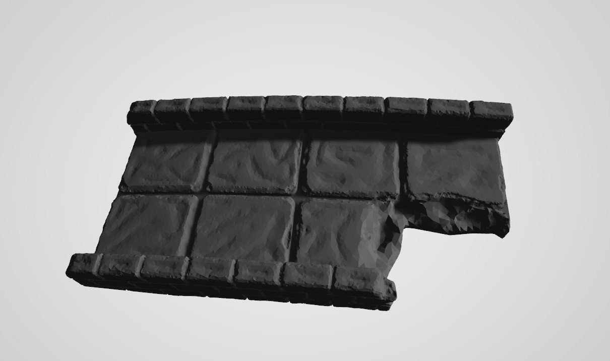 Chasm Bridge - EC3D - DND - Pathfinder - Dungeons & Dragons - RPG - Tabletop - 28 mm / 1" - True Tiles