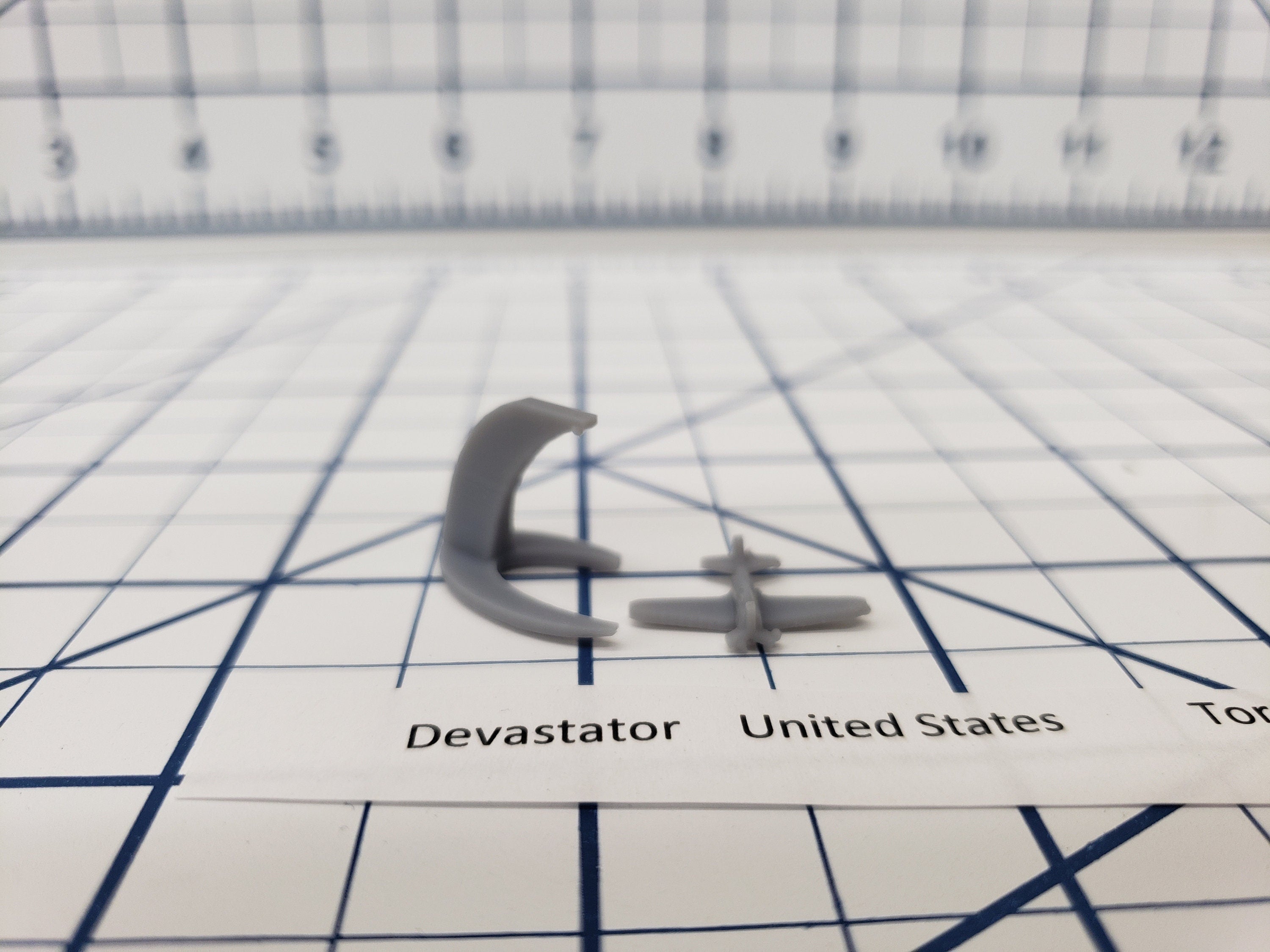 Aircraft - Devastator - US Navy - 1:900 - Wargaming - Axis and Allies - Naval Miniature - Tabletop Games - Warships