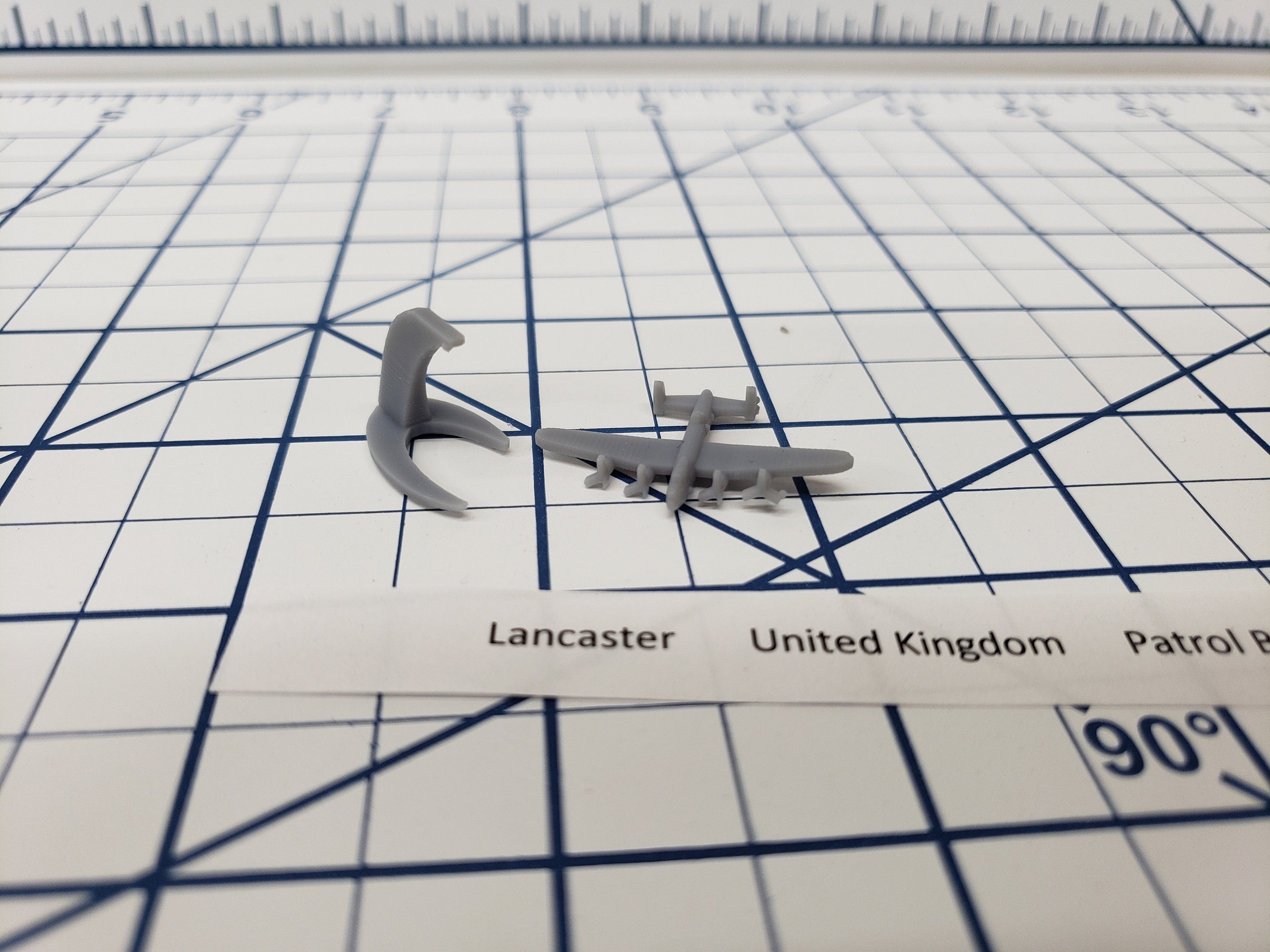 Aircraft - Lancaster - UK Royal Navy - 1:900 - Wargaming - Axis and Allies - Naval Miniature - Tabletop Games - Warships