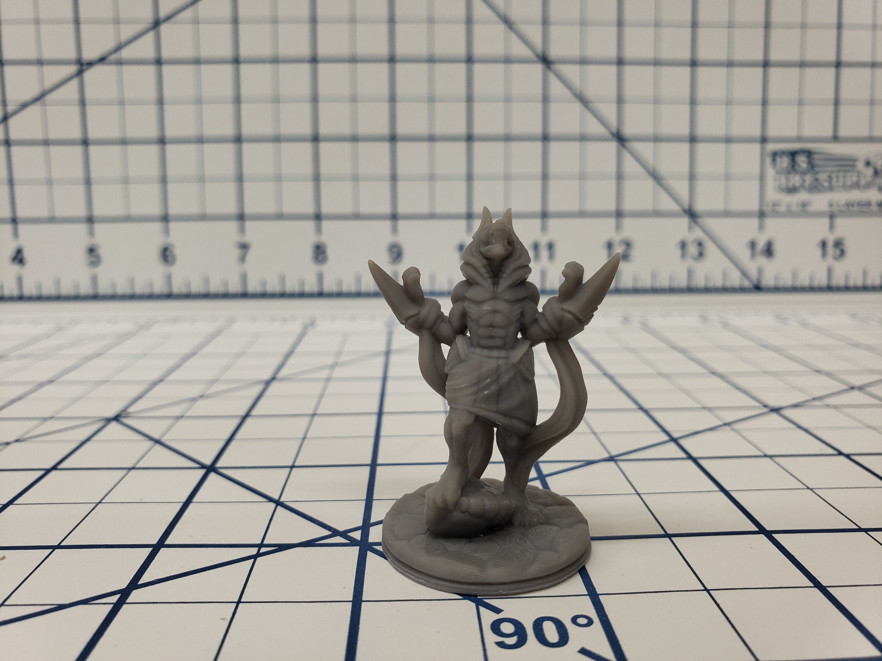 Empire of Scorching Sands - Jackalwere Minis - DND - Pathfinder - Dungeons & Dragons - RPG - Tabletop - EC3D - Miniature - 28 mm