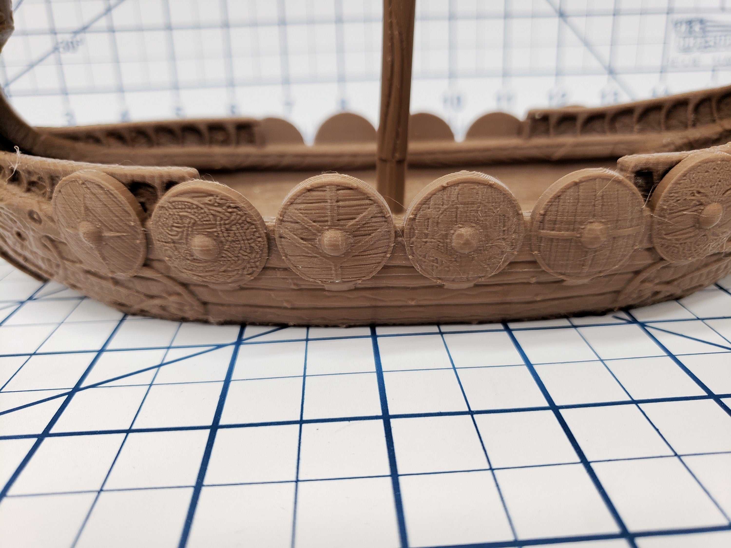 The Wilds of Wintertide Longship - EC3D - DND - Pathfinder - Dungeons & Dragons - RPG - Tabletop - 28 mm / 1"