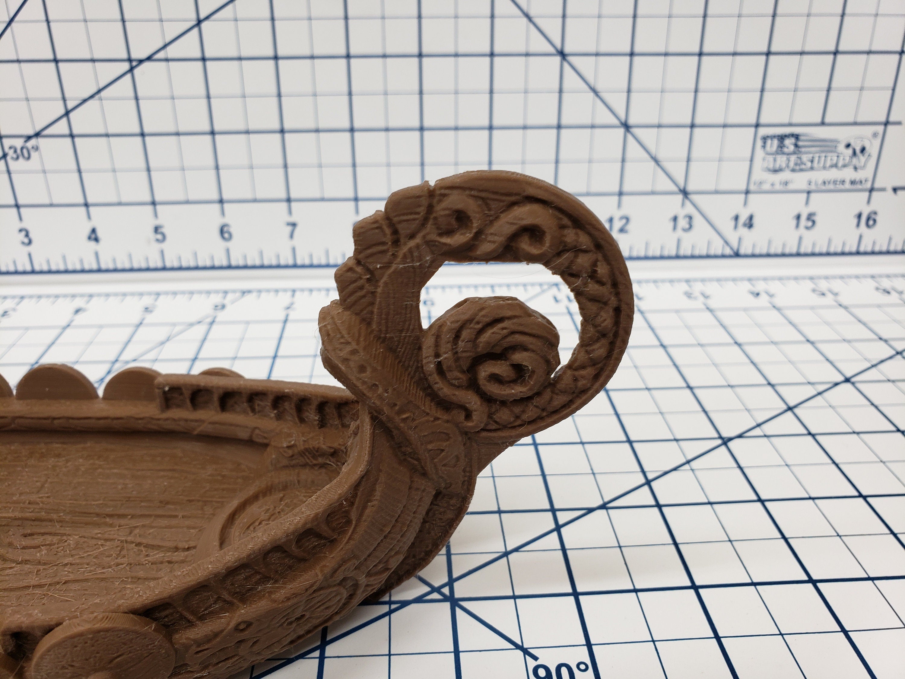 The Wilds of Wintertide Longship - EC3D - DND - Pathfinder - Dungeons & Dragons - RPG - Tabletop - 28 mm / 1"