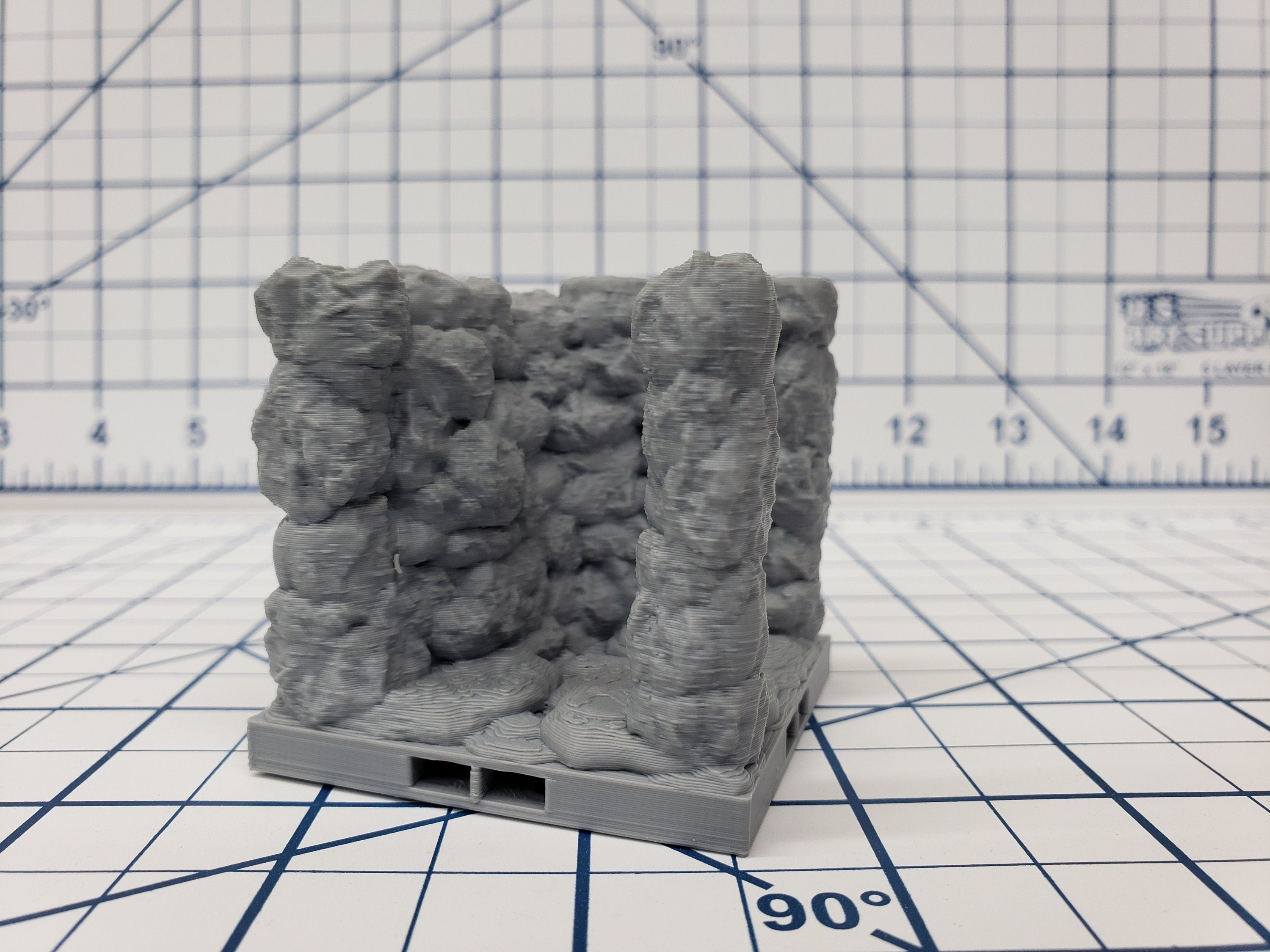 Caverns - Pillar Tiles- DragonLock - DND - Pathfinder - RPG - Dungeon & Dragons - 28 mm / 1" - Terrain - Fat Dragon Games