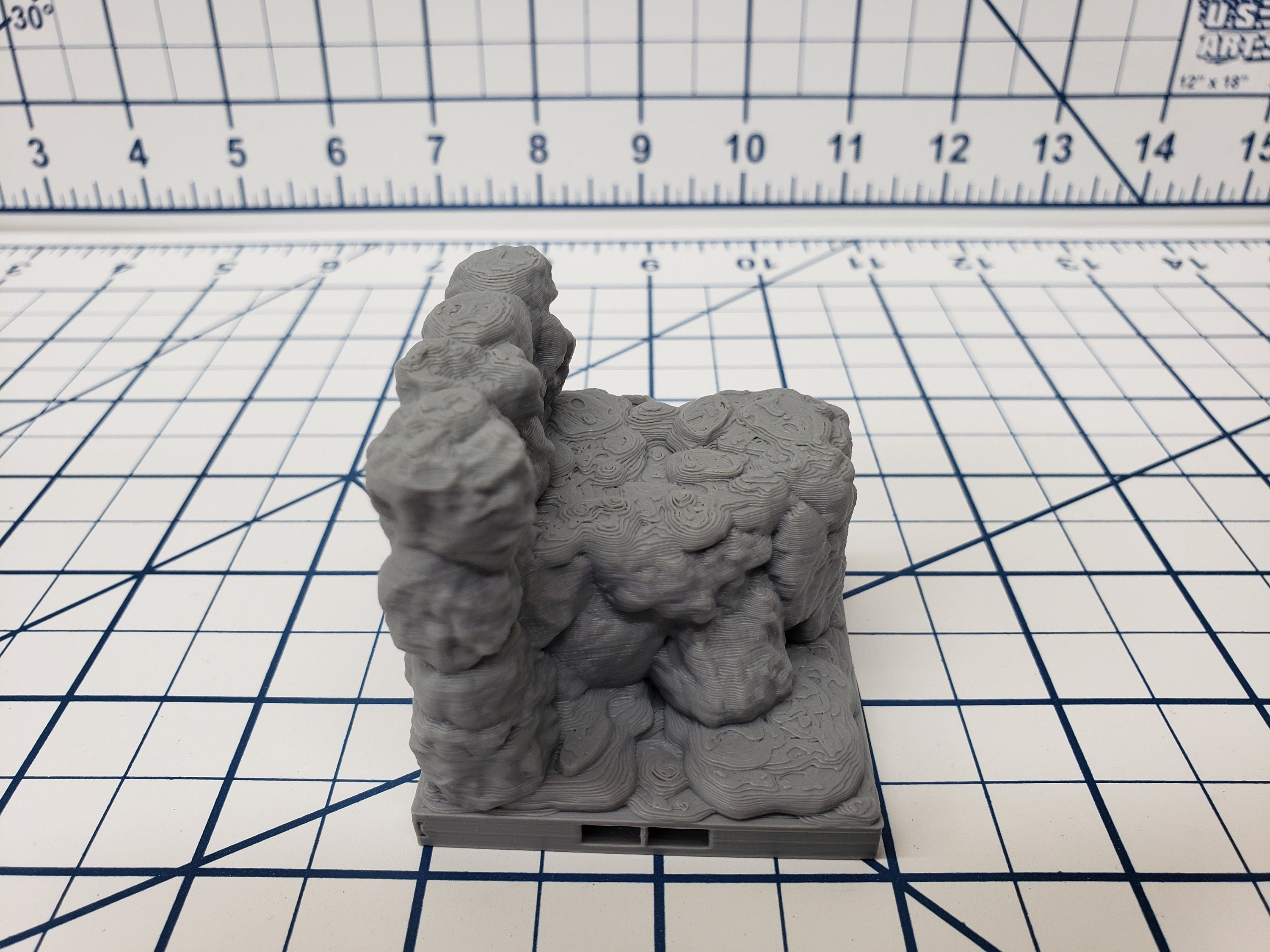 Caverns - Elevated Wall Tiles- DragonLock - DND - Pathfinder - RPG - Dungeon & Dragons - 28 mm / 1" - Terrain - Fat Dragon Games