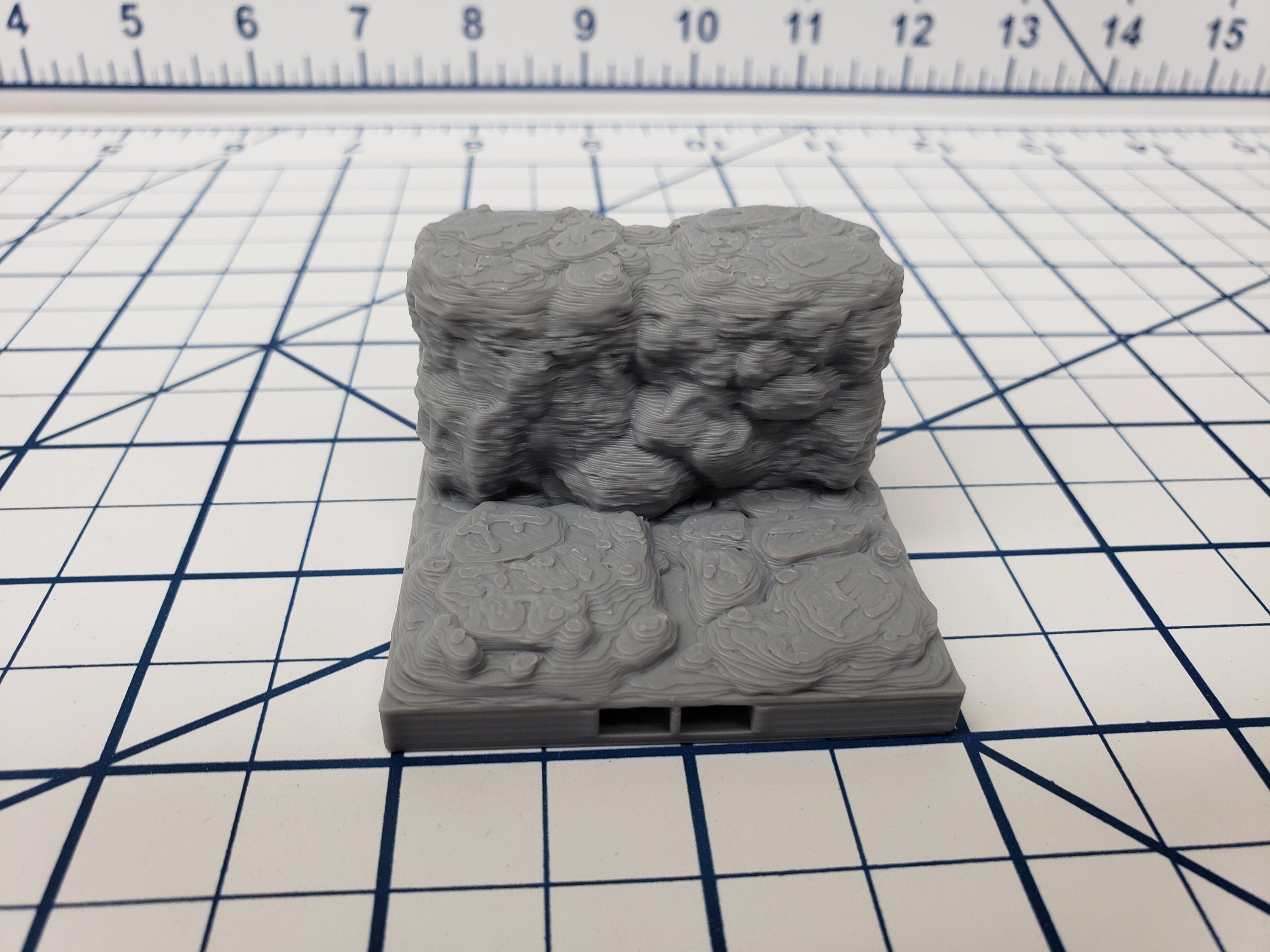 Caverns - Elevated Floor Tiles - DragonLock - DND - Pathfinder - RPG - Dungeon & Dragons - 28 mm / 1" - Terrain - Fat Dragon Games