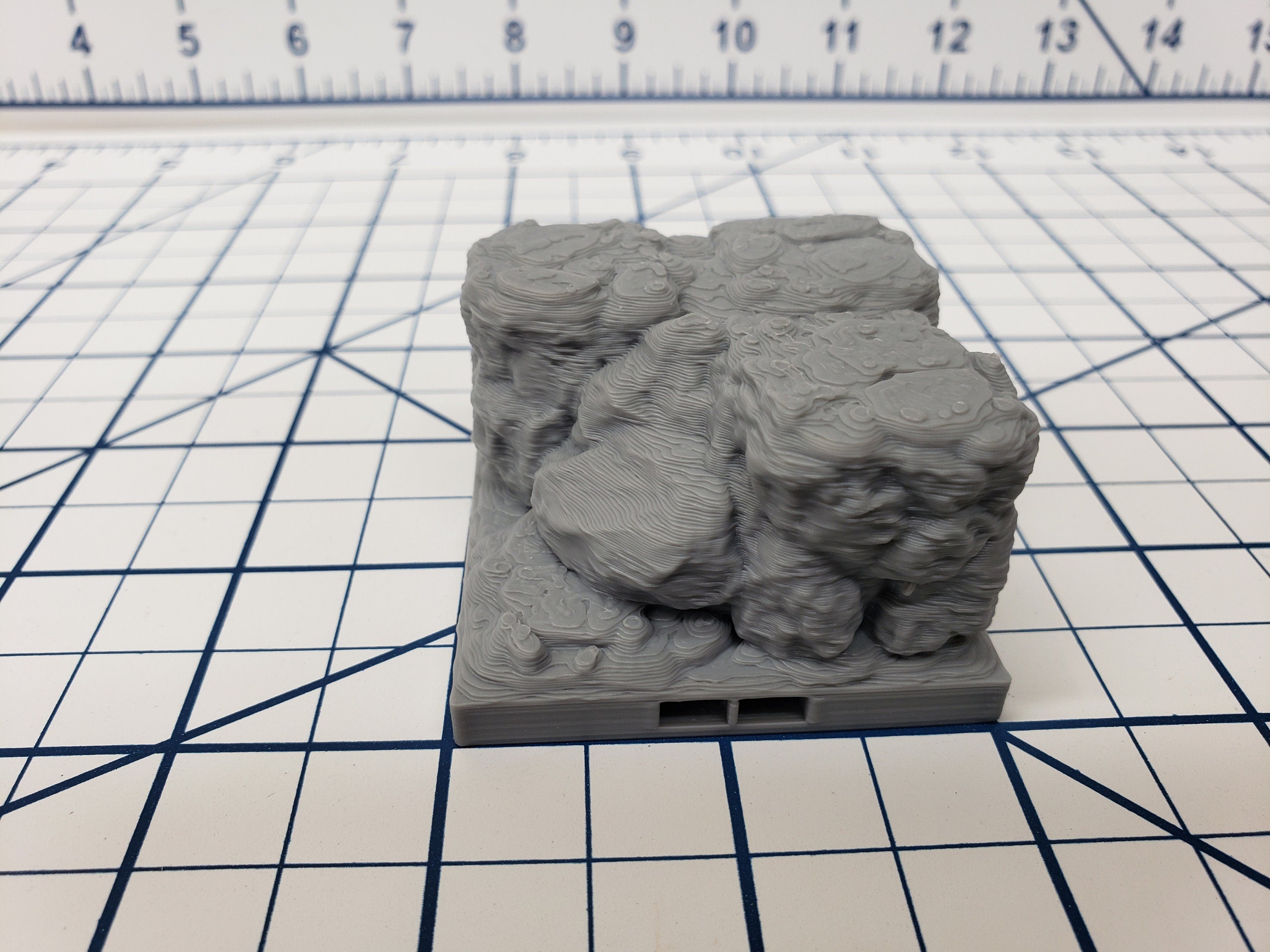 Caverns - Elevated Floor Tiles - DragonLock - DND - Pathfinder - RPG - Dungeon & Dragons - 28 mm / 1" - Terrain - Fat Dragon Games