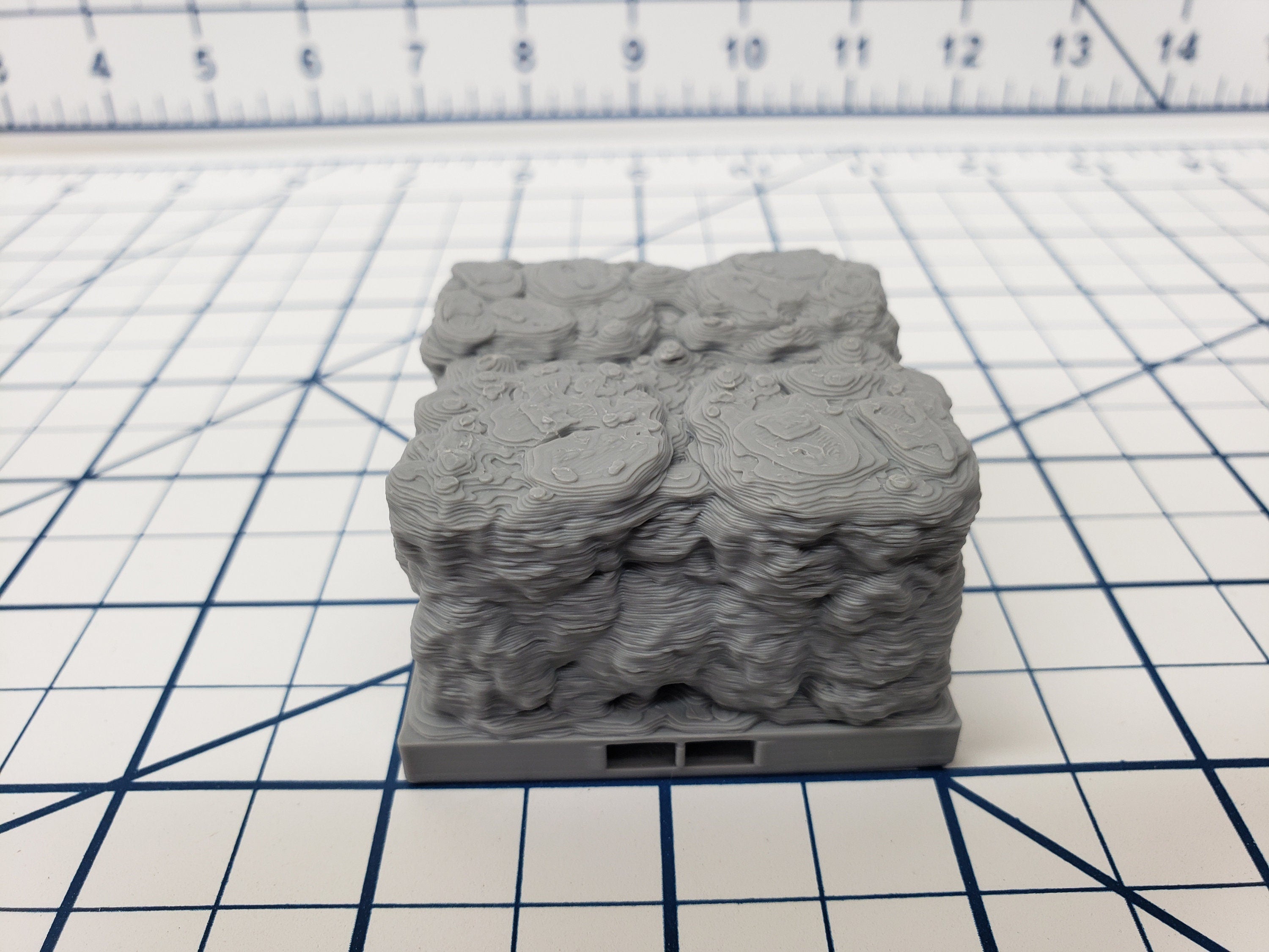 Caverns - Elevated Floor Tiles - DragonLock - DND - Pathfinder - RPG - Dungeon & Dragons - 28 mm / 1" - Terrain - Fat Dragon Games