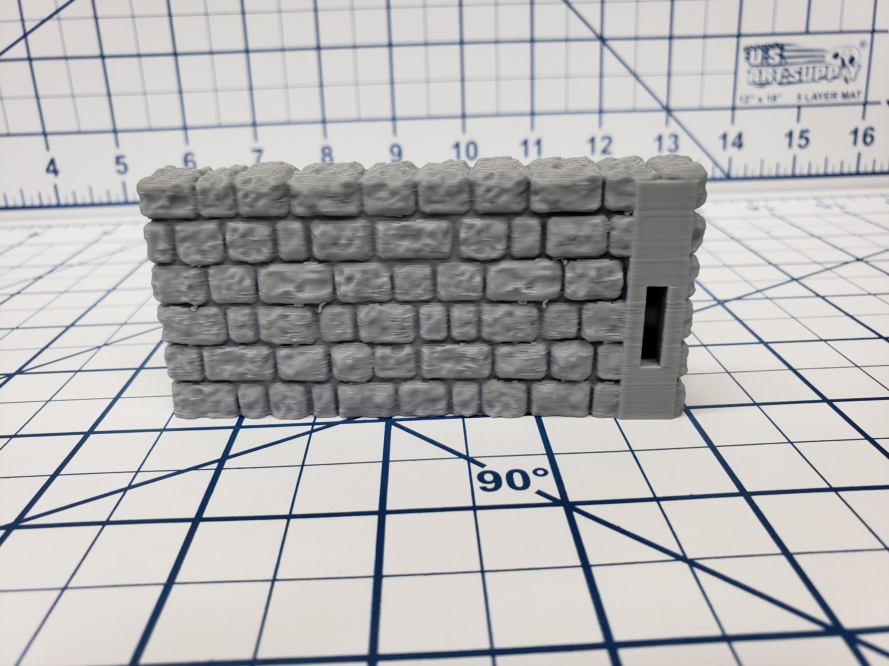 Castle Style - Round Tower Interior Walls - DragonLock - DND - RPG - Dungeon & Dragons - 28 mm / 1" - Terrain - Fat Dragon Games