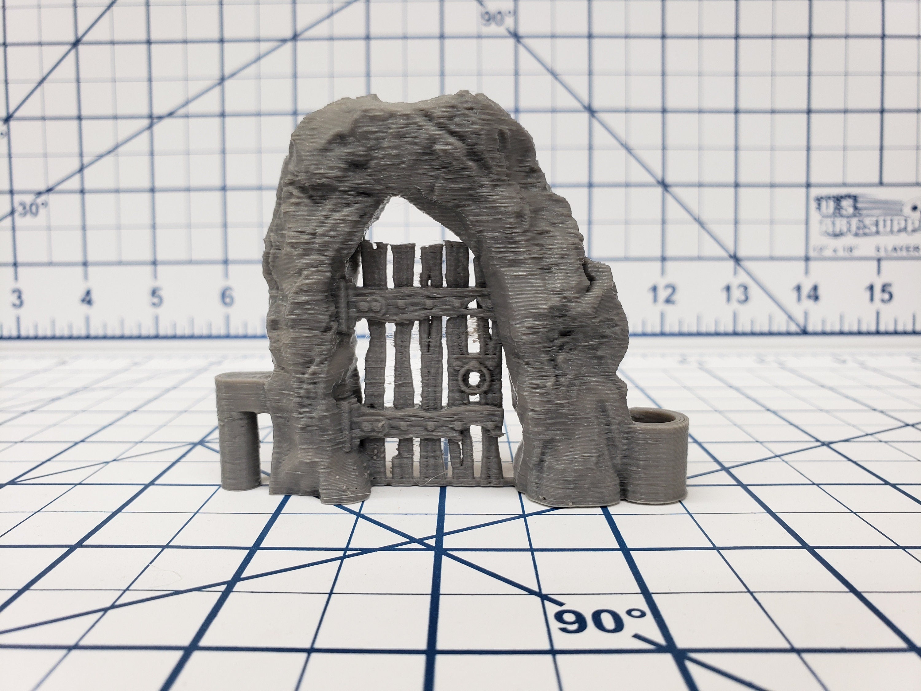 DungeonSticks - Dry Cavern Style - DND - Pathfinder - Dungeons & Dragons - Terrain - RPG - Tabletop - 28 mm / 1"