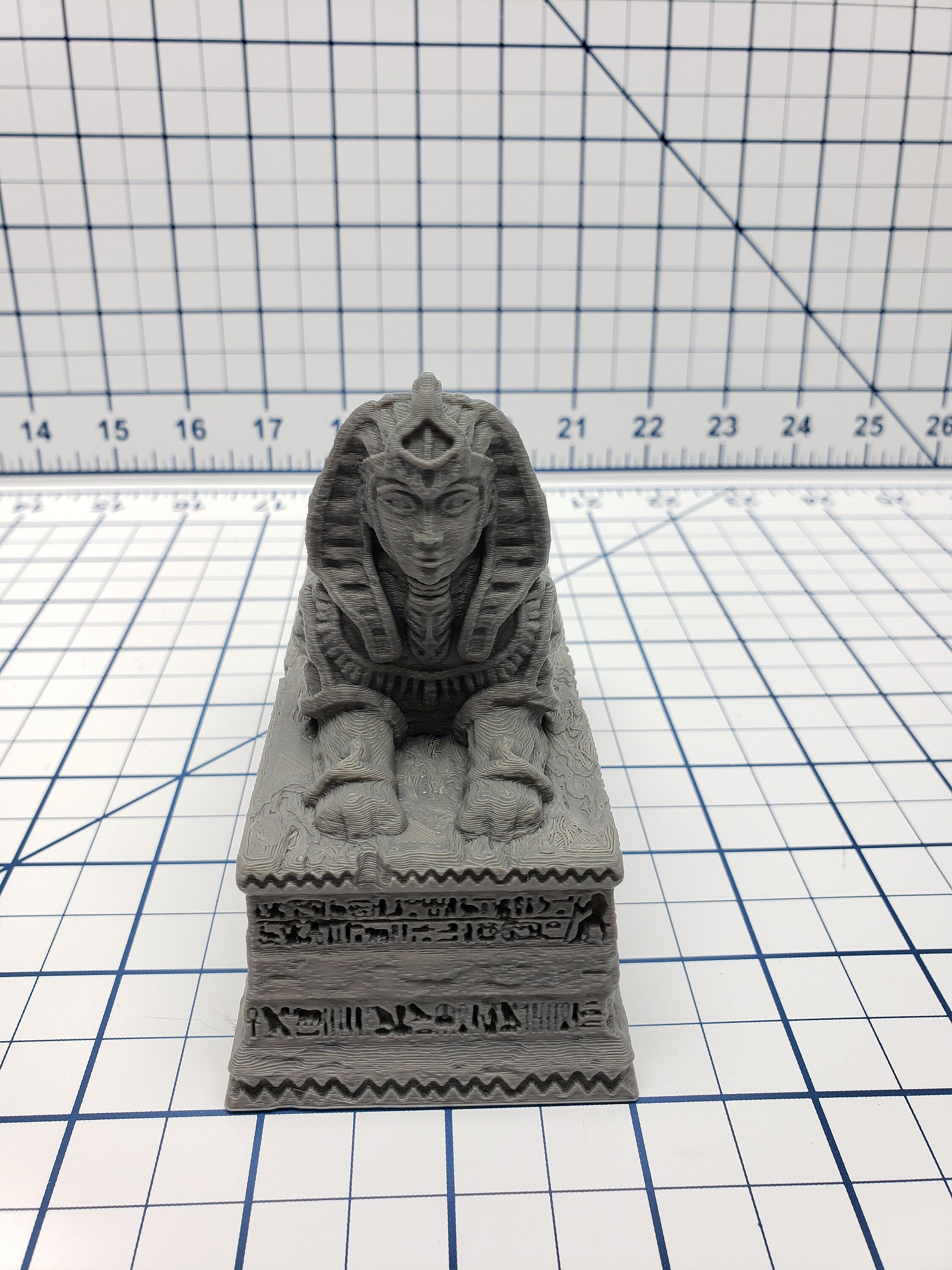 Empire of Scorching Sands - Sphinx Statue - DND - Dungeons & Dragons - RPG - Tabletop - EC3D - Miniature - 28 mm