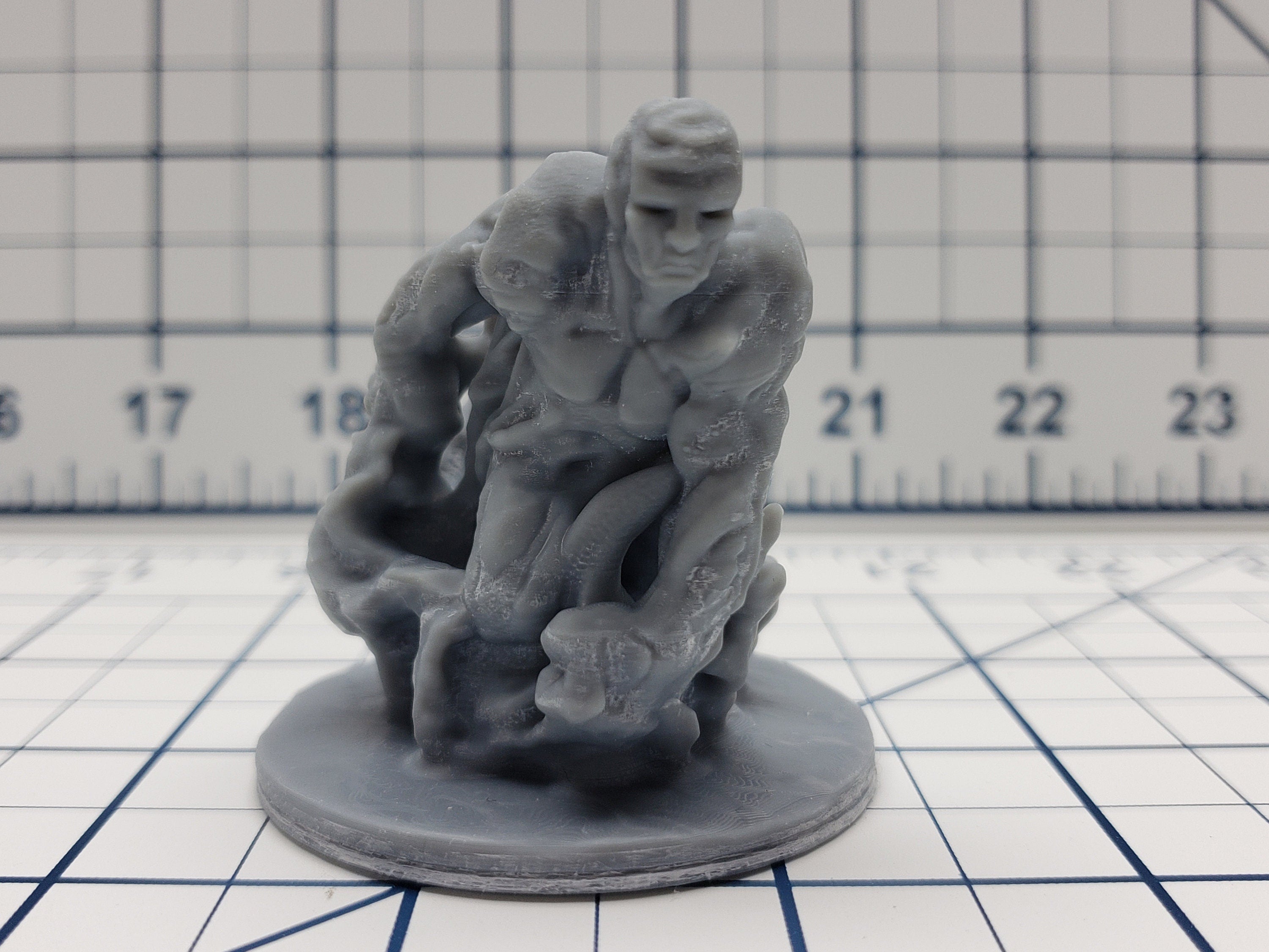 Empire of Scorching Sands - Sand Golem Mini - DND - Pathfinder - Dungeons & Dragons - RPG - Tabletop - EC3D - Miniature - 28 mm