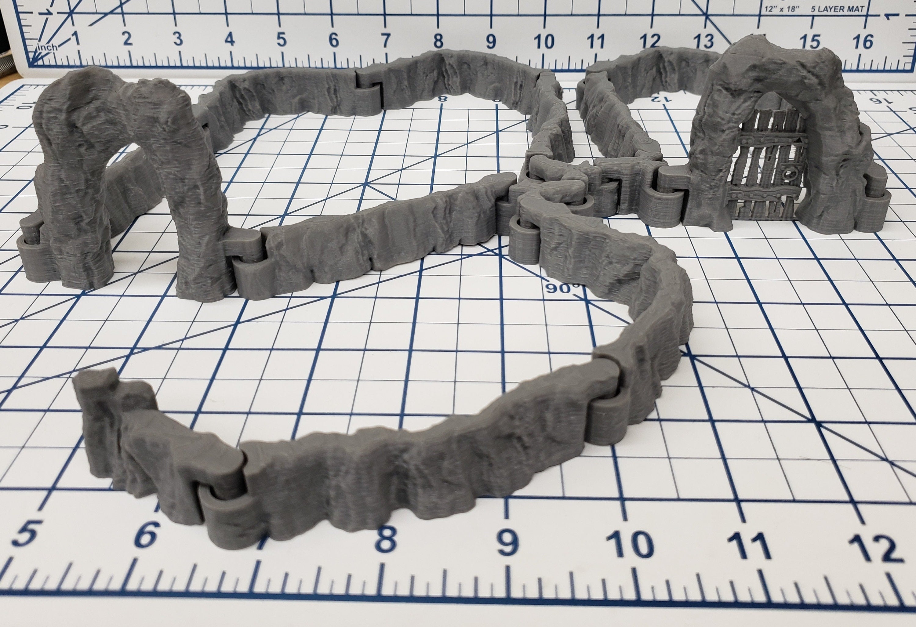 DungeonSticks - Dry Caverns Deluxe Set 50 Tiles! - DND - Pathfinder - Dungeons & Dragons - Terrain - RPG - Tabletop - 28 mm / 1"